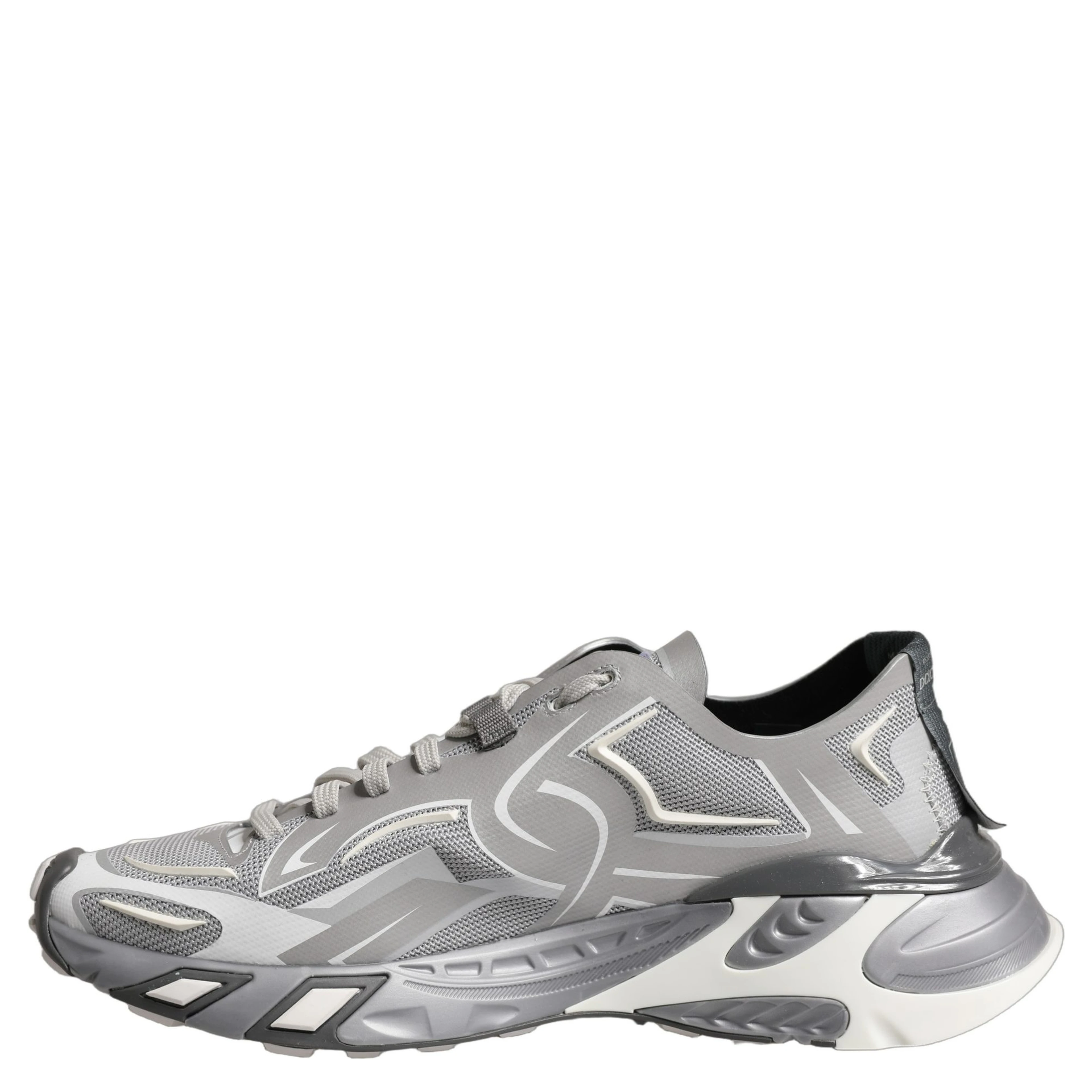 Gray Panelled Low Top Men Sneakers Shoes