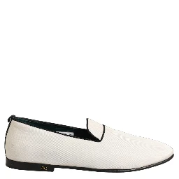 White Velvet Slip On Men Flats Loafers Shoes