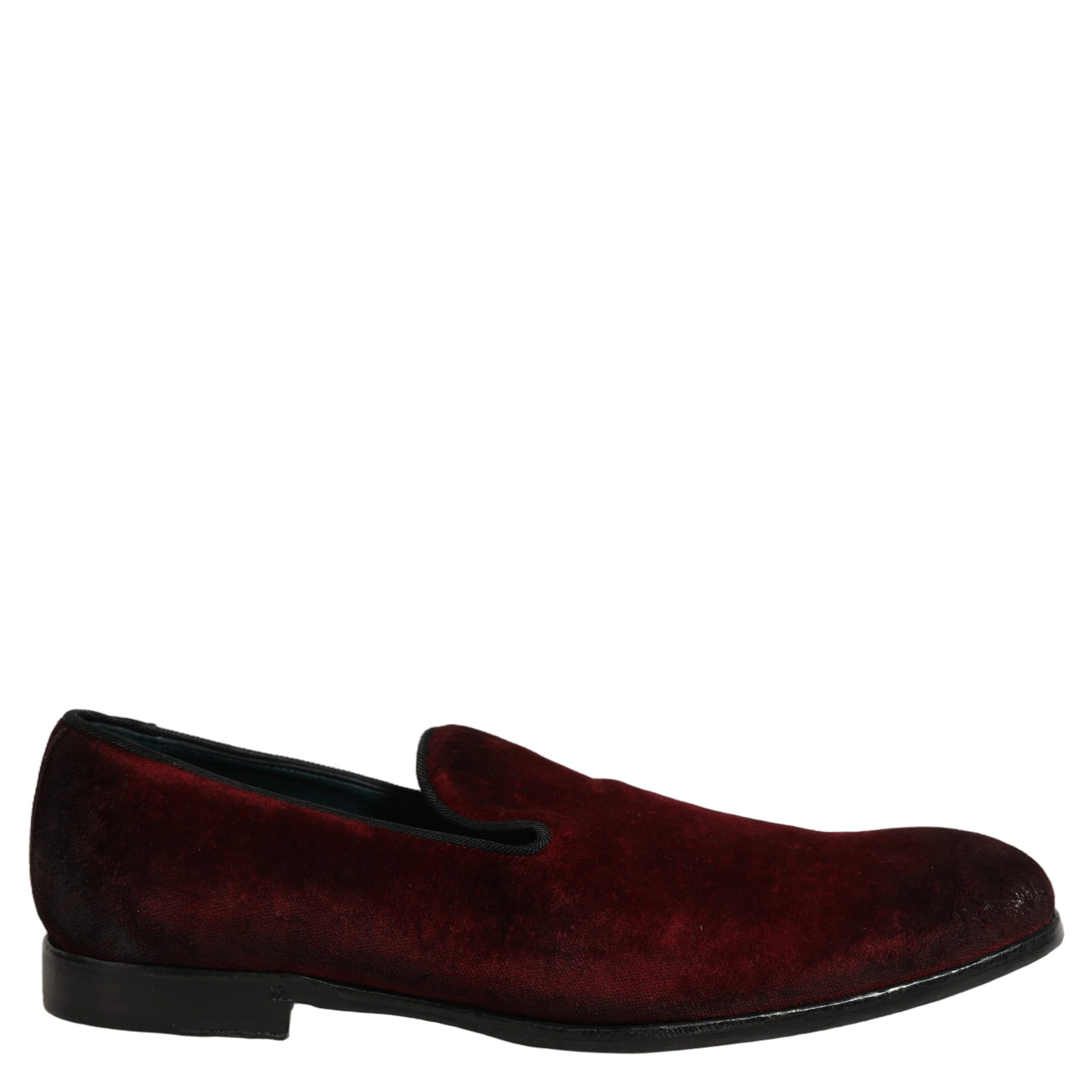 Maroon Suede Slip On Slippers Loafers Shoes