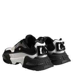 White Black Logo Airmaster Men Sneakers Shoes