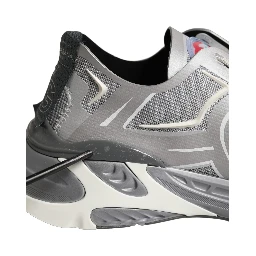 Gray Panelled Low Top Men Sneakers Shoes