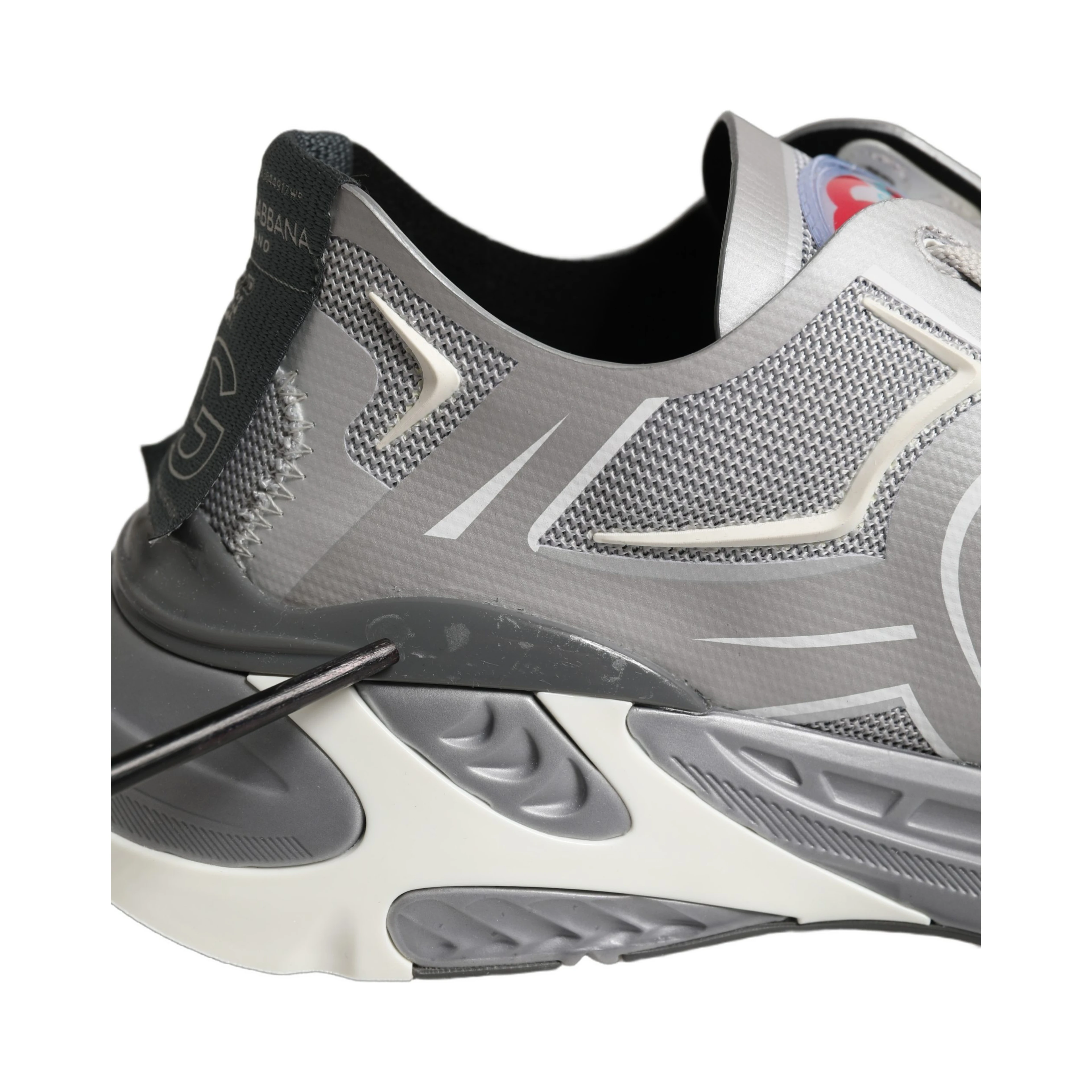 Gray Panelled Low Top Men Sneakers Shoes