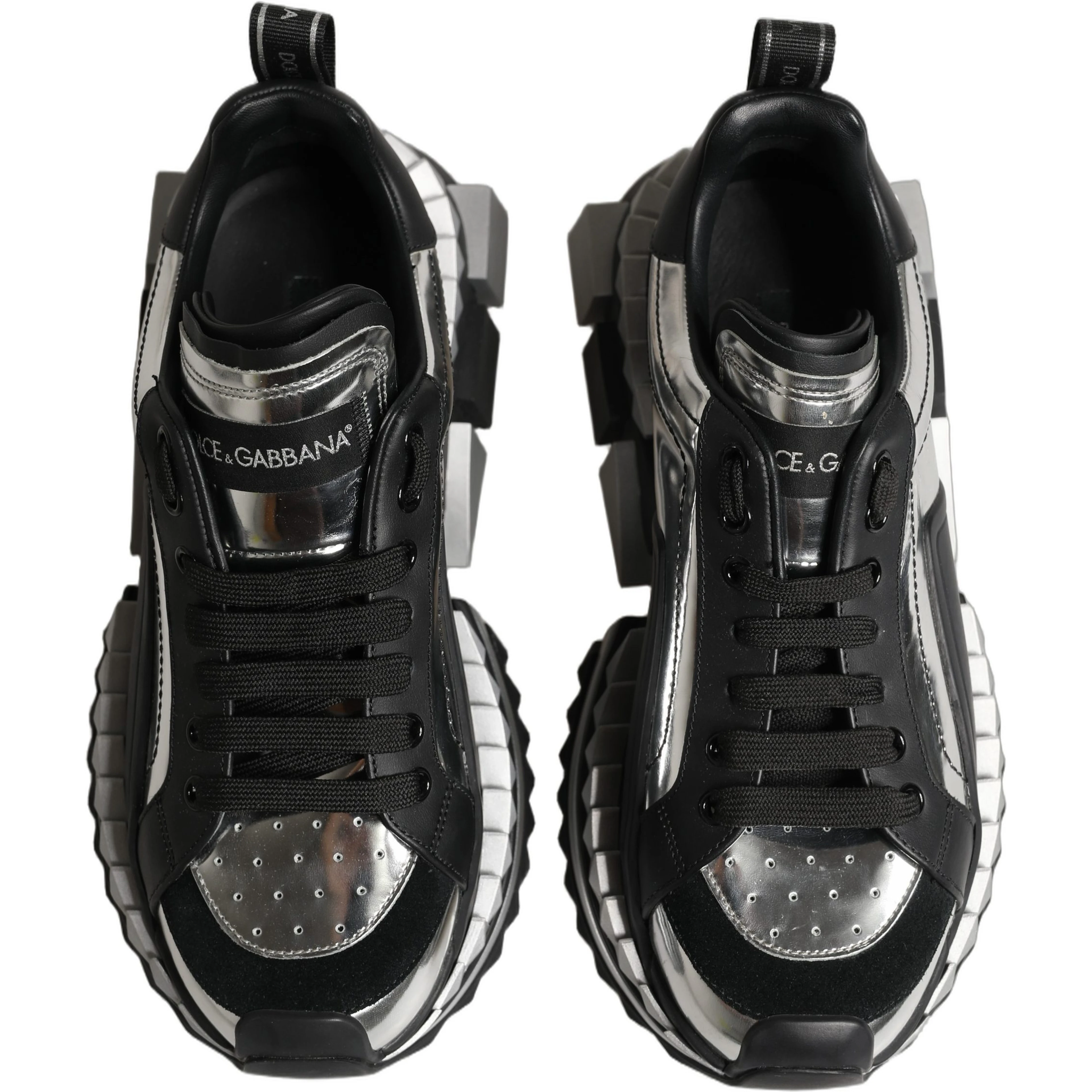 Black Two-Tone Super King Men Sneakers Shoes