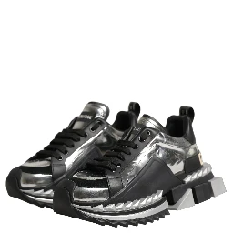 Black Two-Tone Super King Men Sneakers Shoes