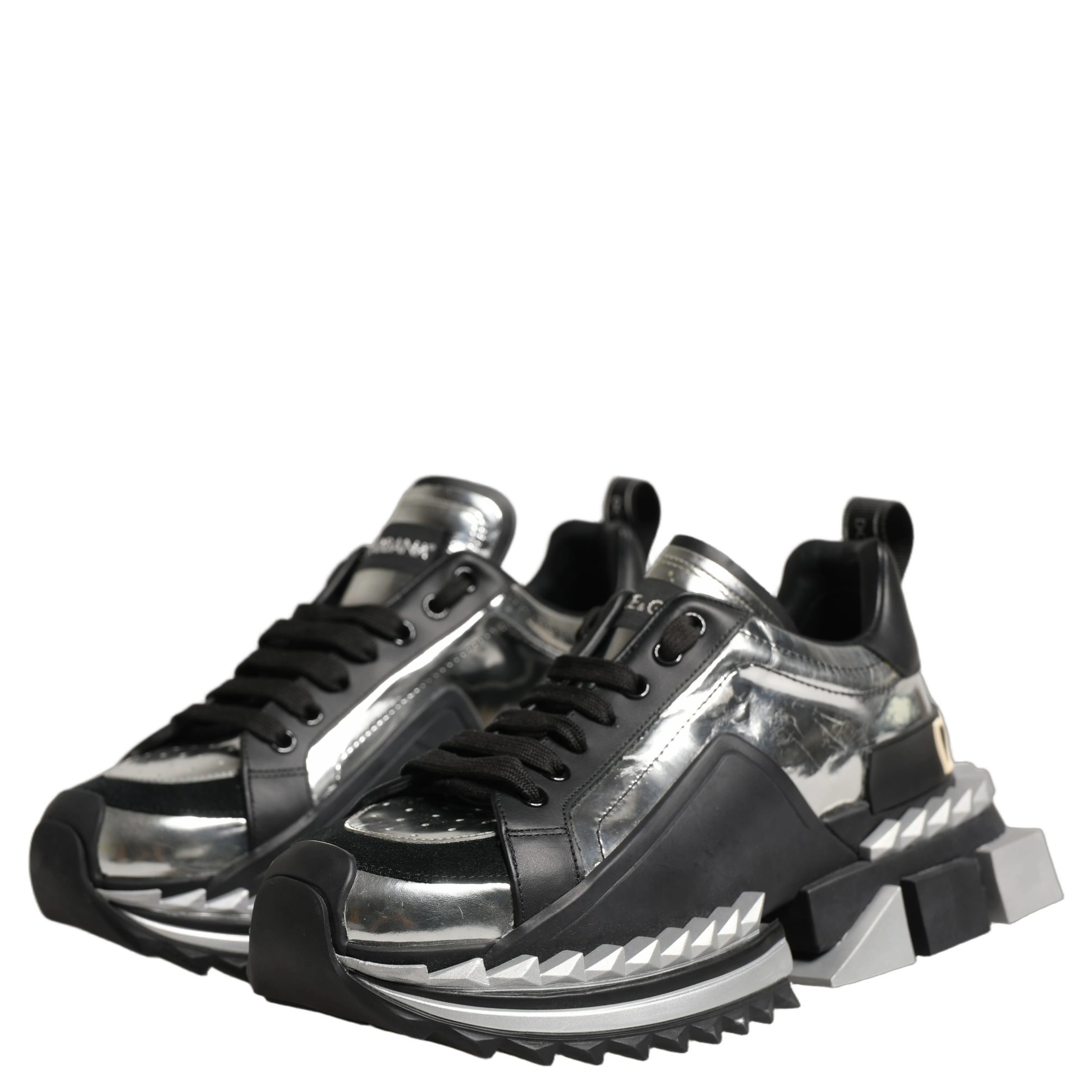Black Two-Tone Super King Men Sneakers Shoes