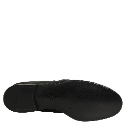 Black Suede Slip On Men Slippers Loafers Shoes
