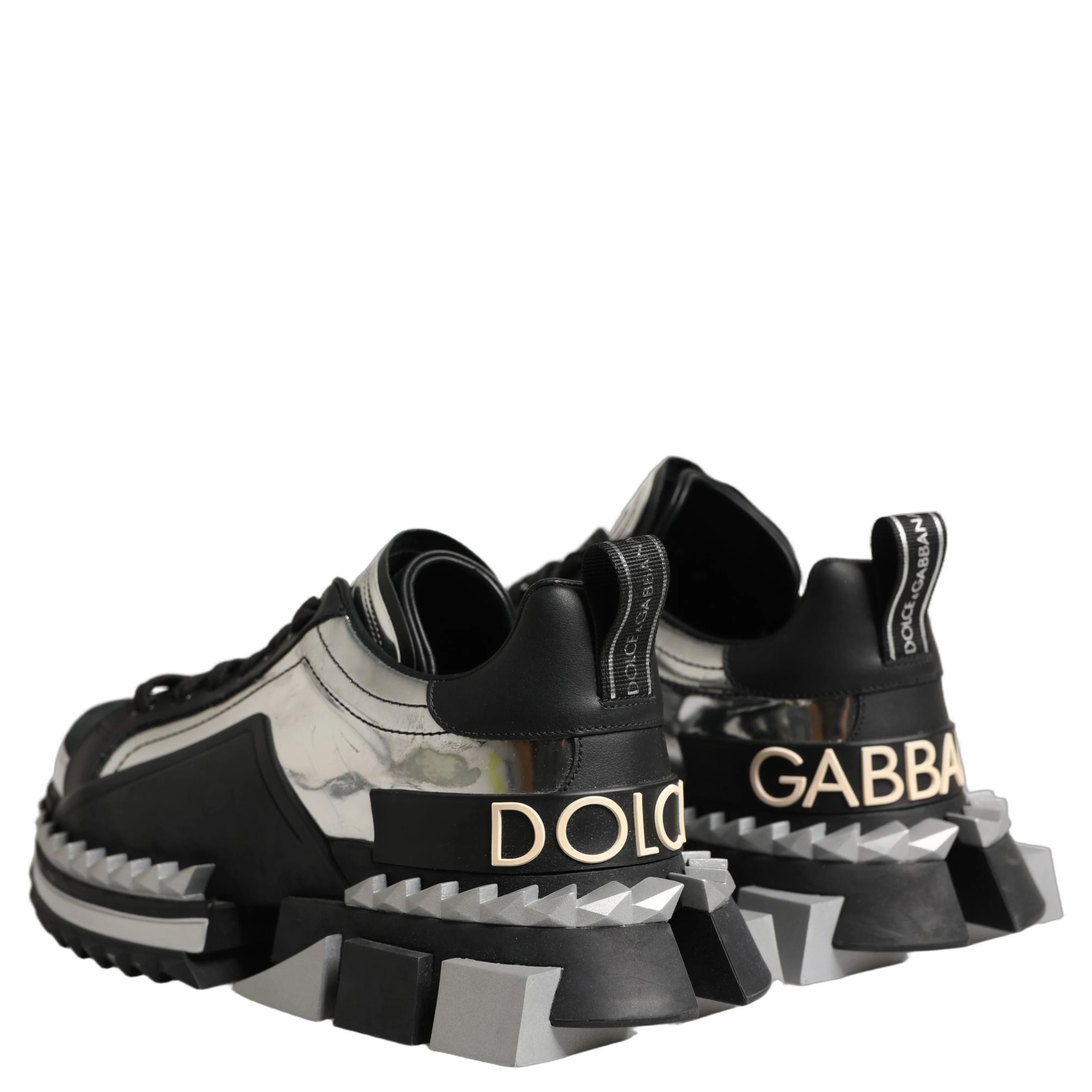 Black Two-Tone Super King Men Sneakers Shoes