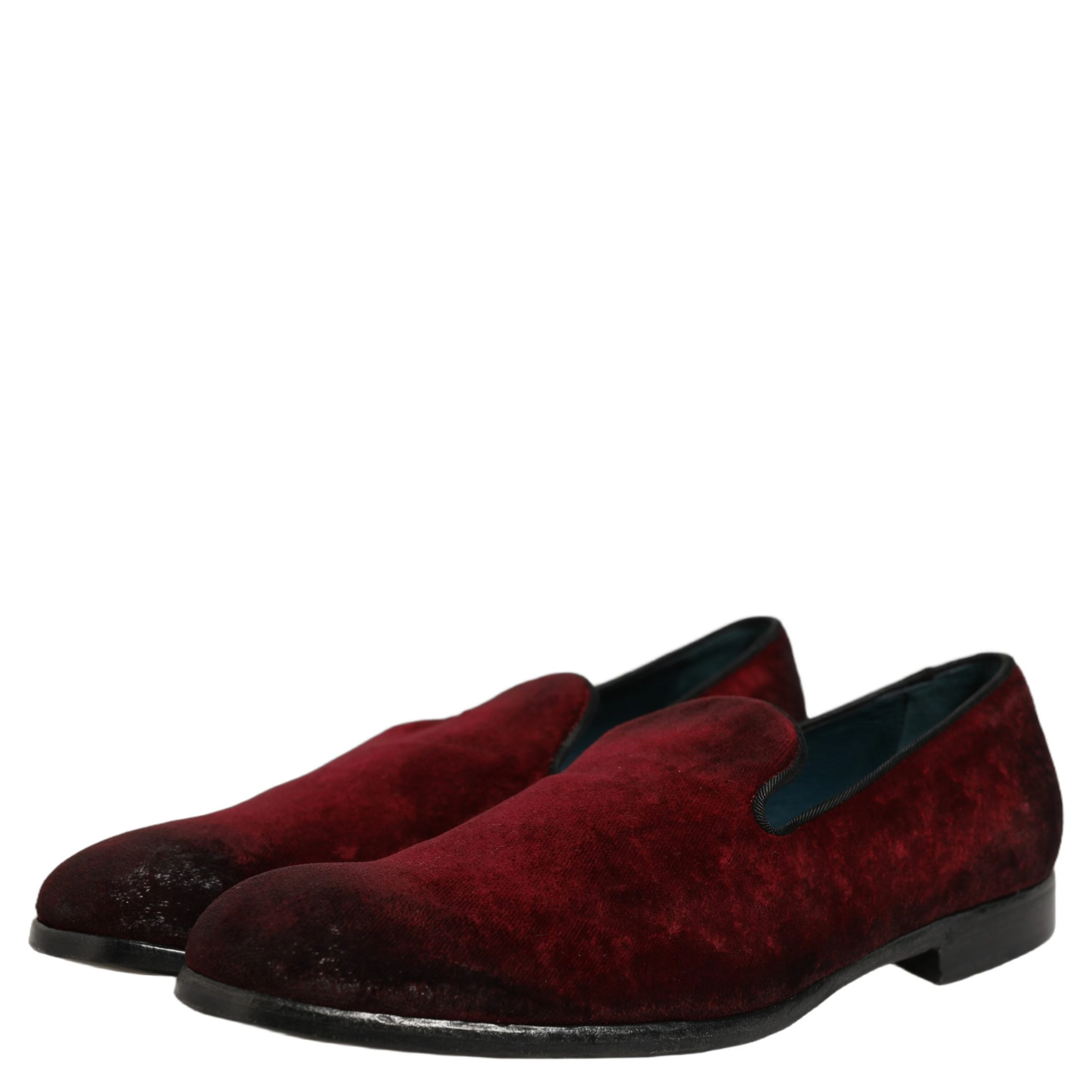 Maroon Suede Slip On Slippers Loafers Shoes