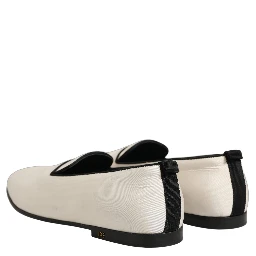 White Velvet Slip On Men Flats Loafers Shoes