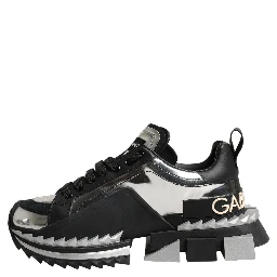 Black Two-Tone Super King Men Sneakers Shoes