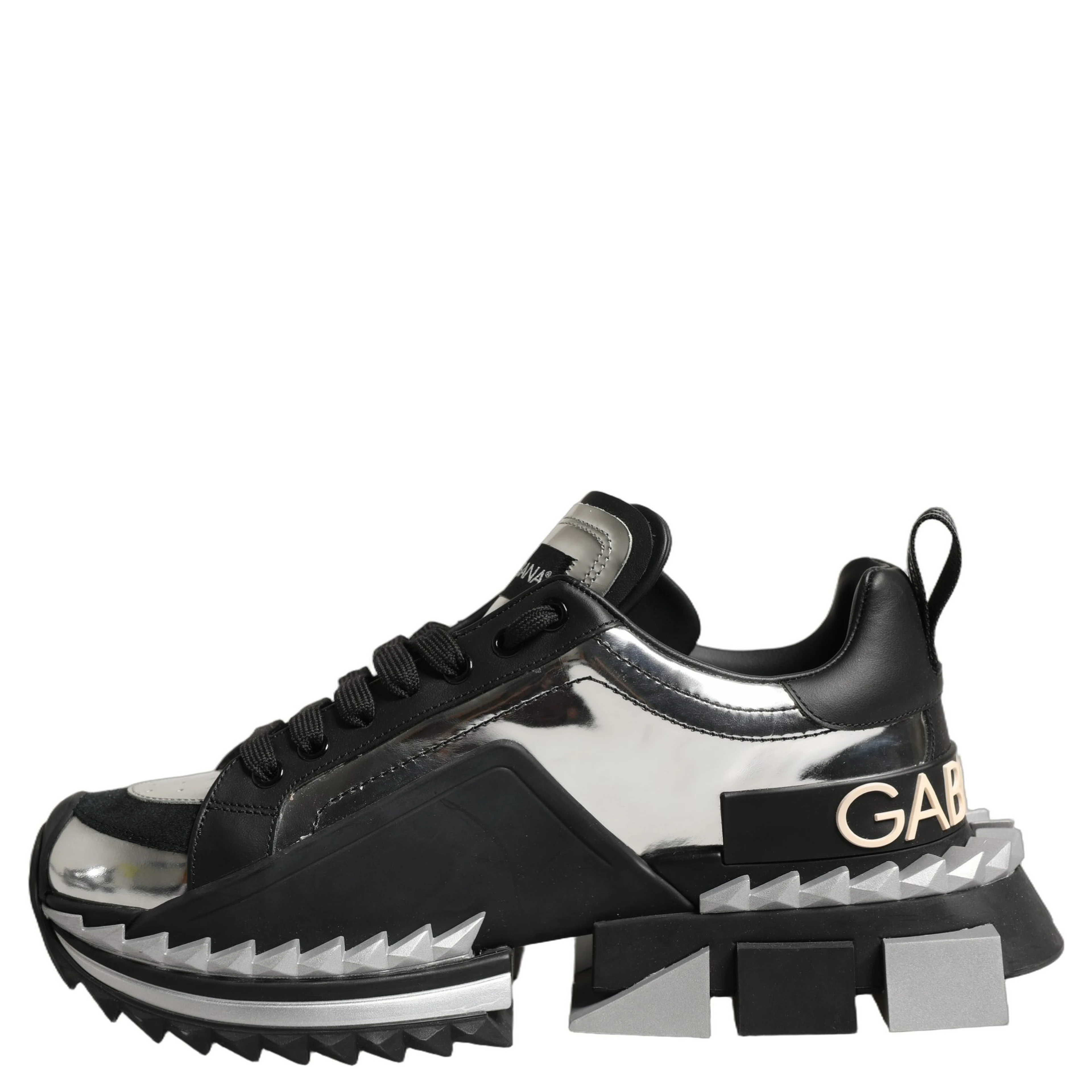 Black Two-Tone Super King Men Sneakers Shoes