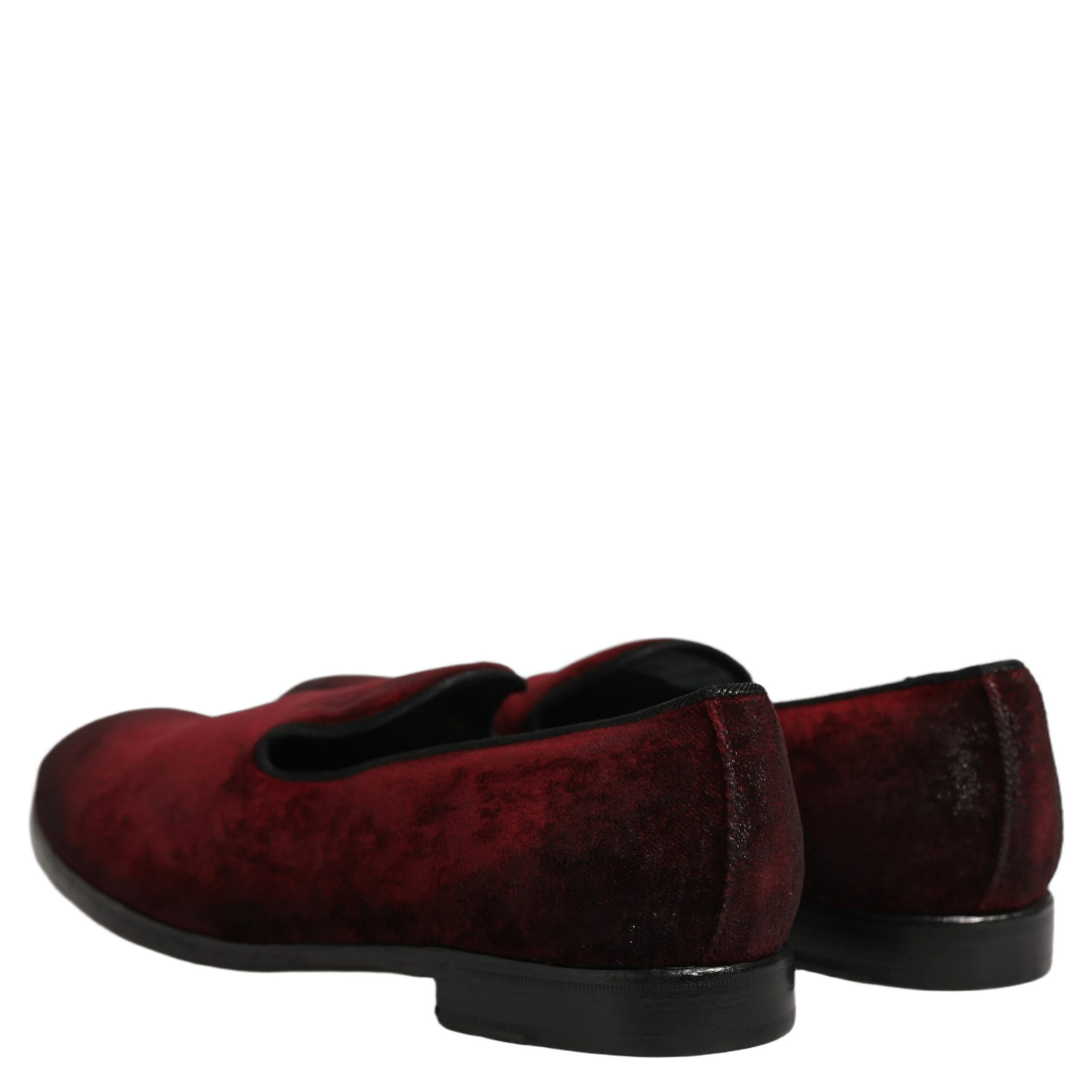 Maroon Suede Slip On Slippers Loafers Shoes