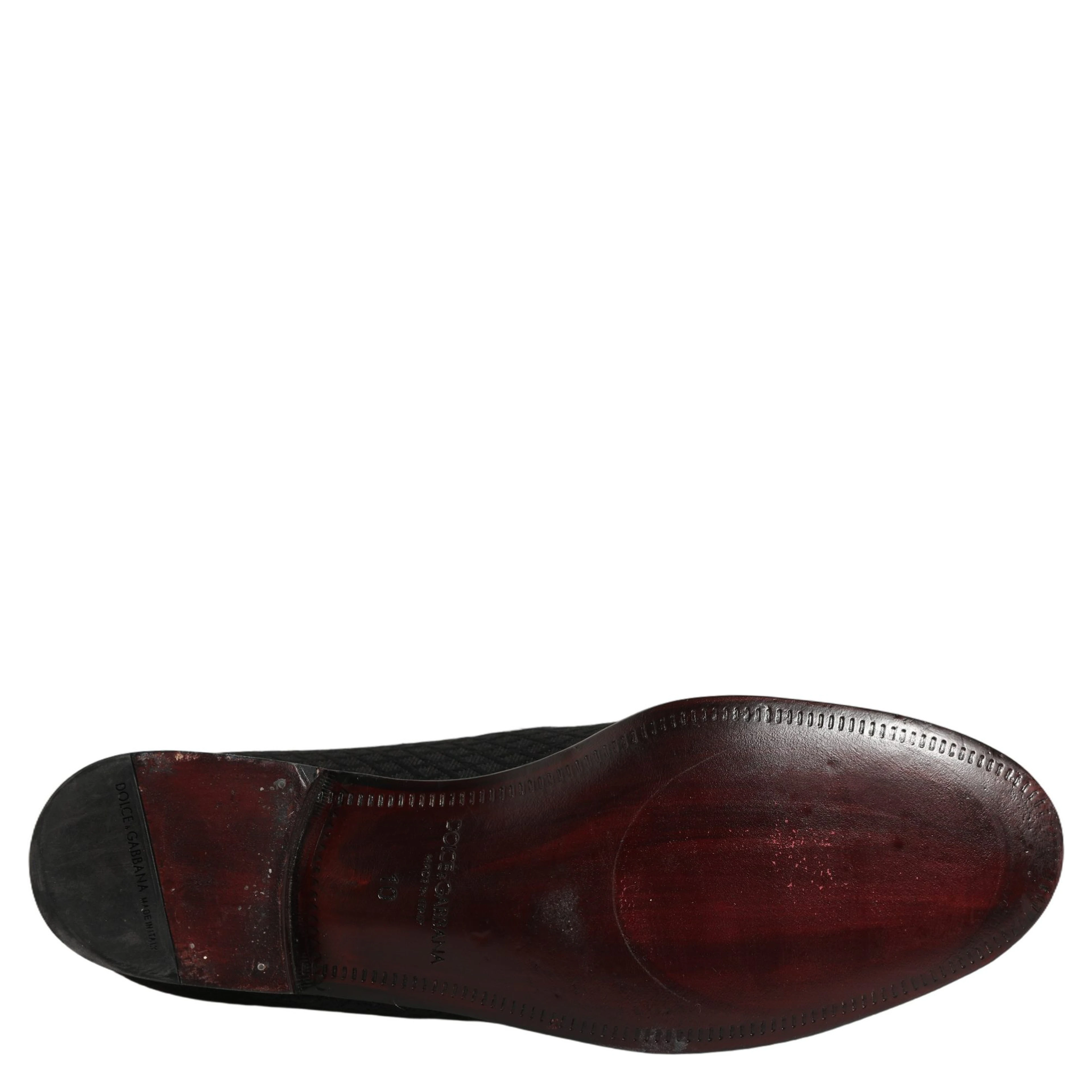Black Suede Cross Slip On Men Loafers Shoes