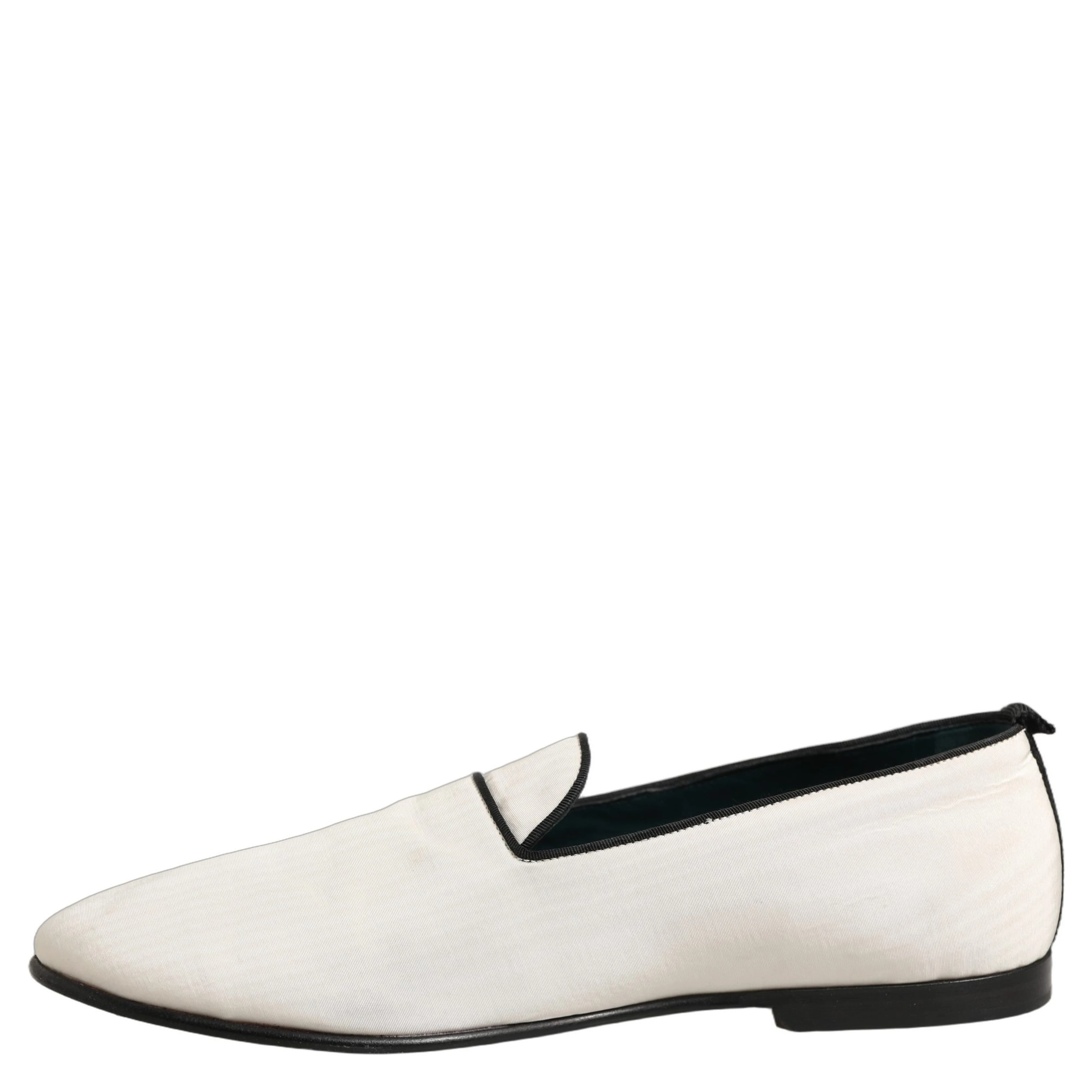 White Velvet Slip On Men Flats Loafers Shoes