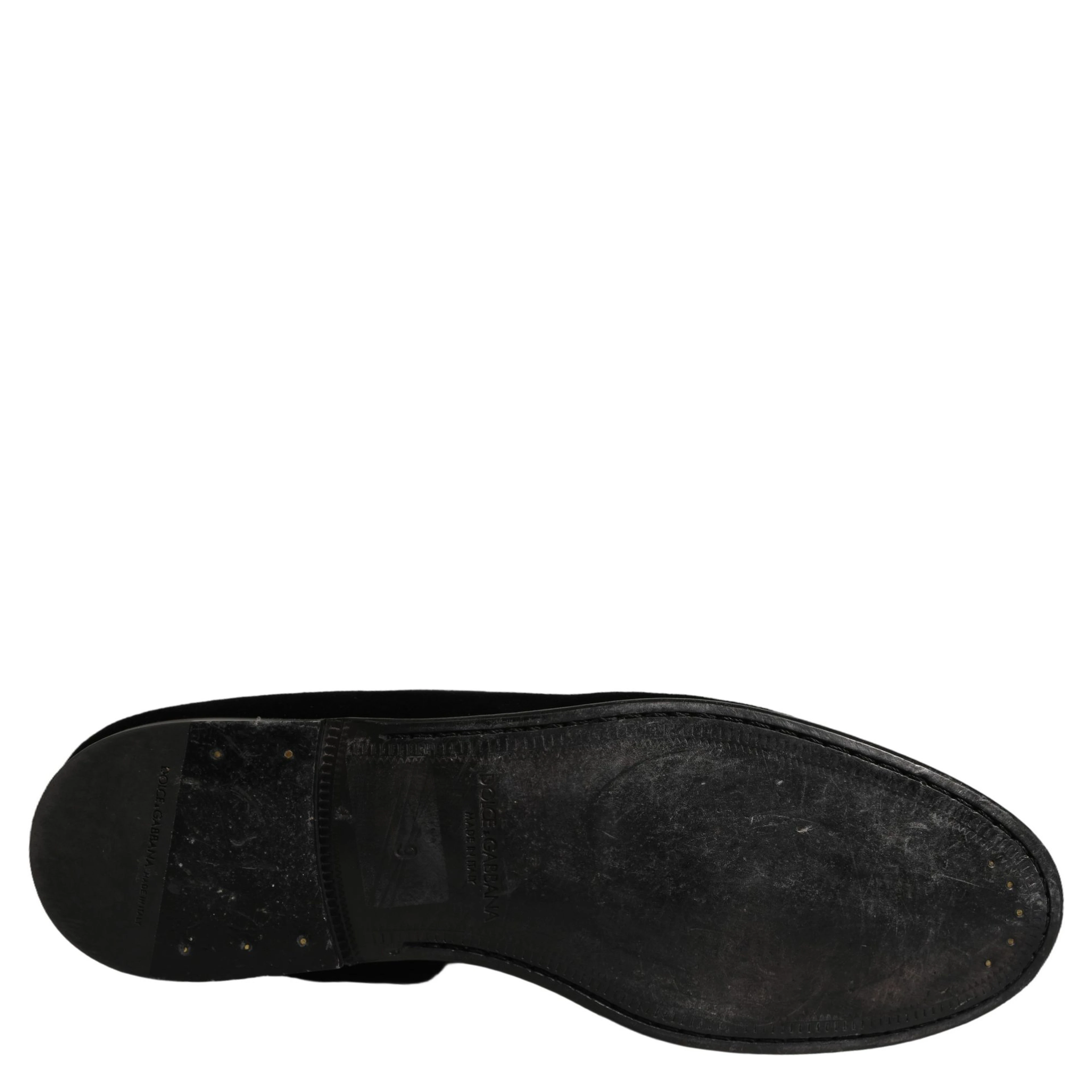 Black Velvet Slip On Slippers Loafers Shoes