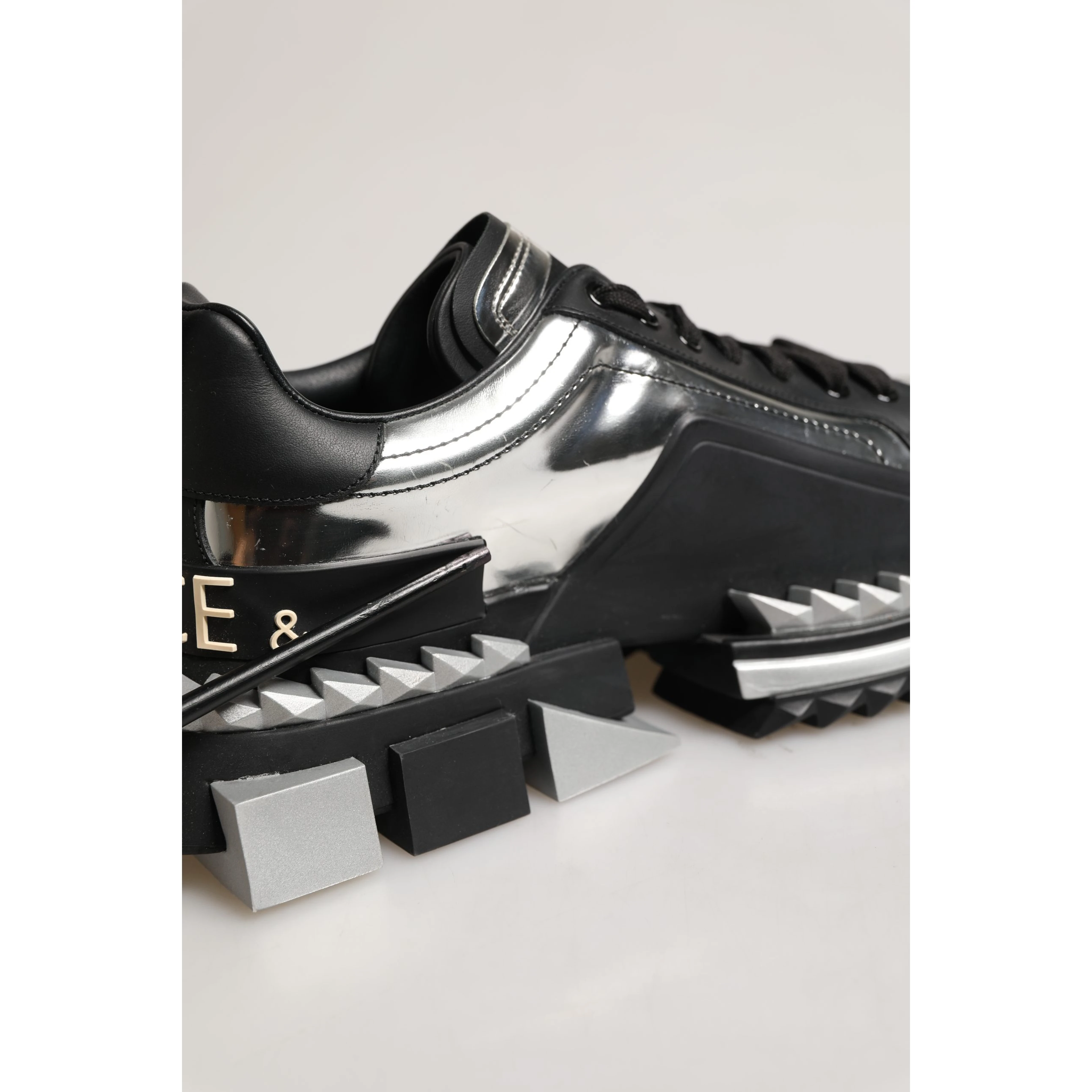 Black Two-Tone Super King Men Sneakers Shoes