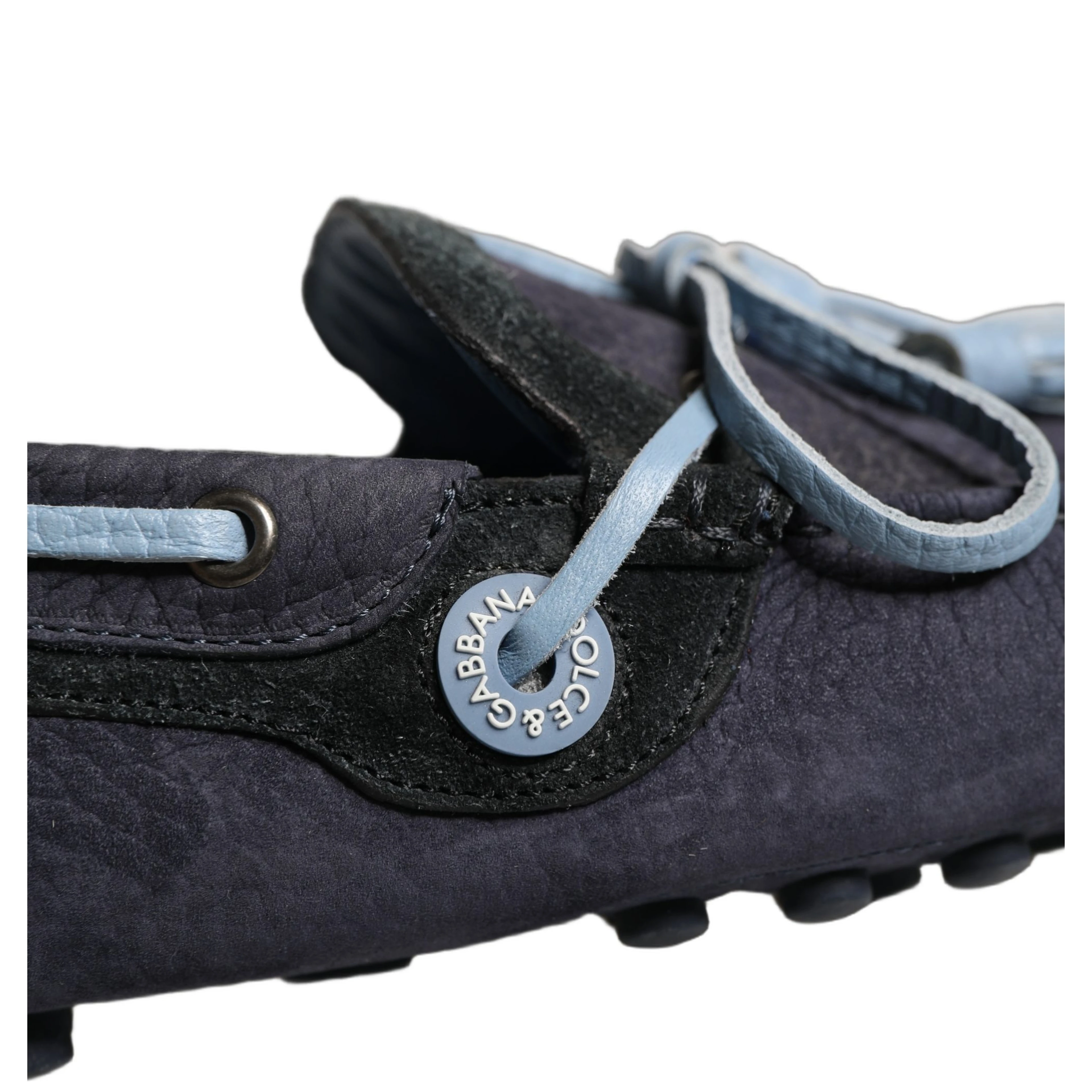 Navy Blue Suede Leather Tassel Loafers Shoes