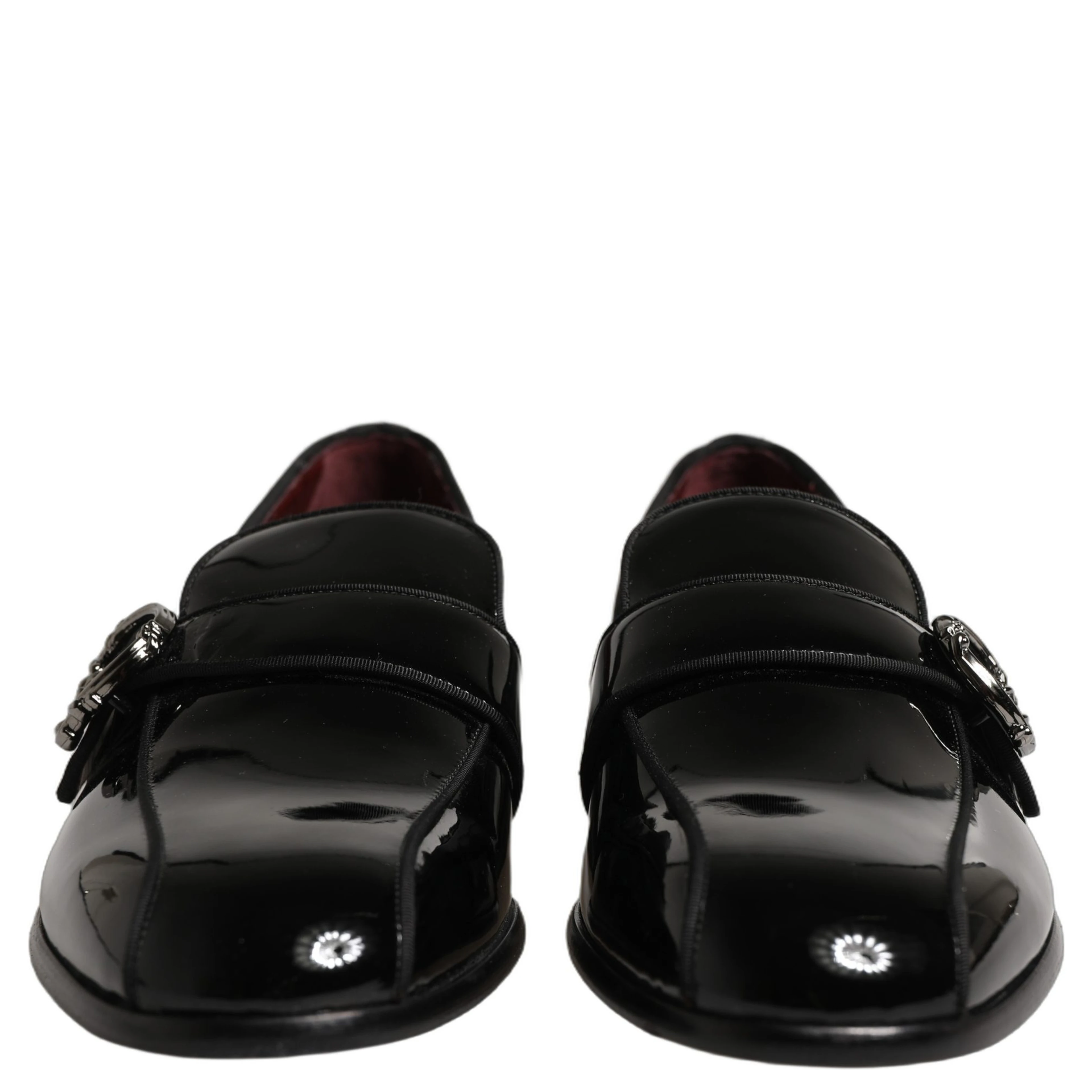 Black Patent Leather Men Loafers Shoes