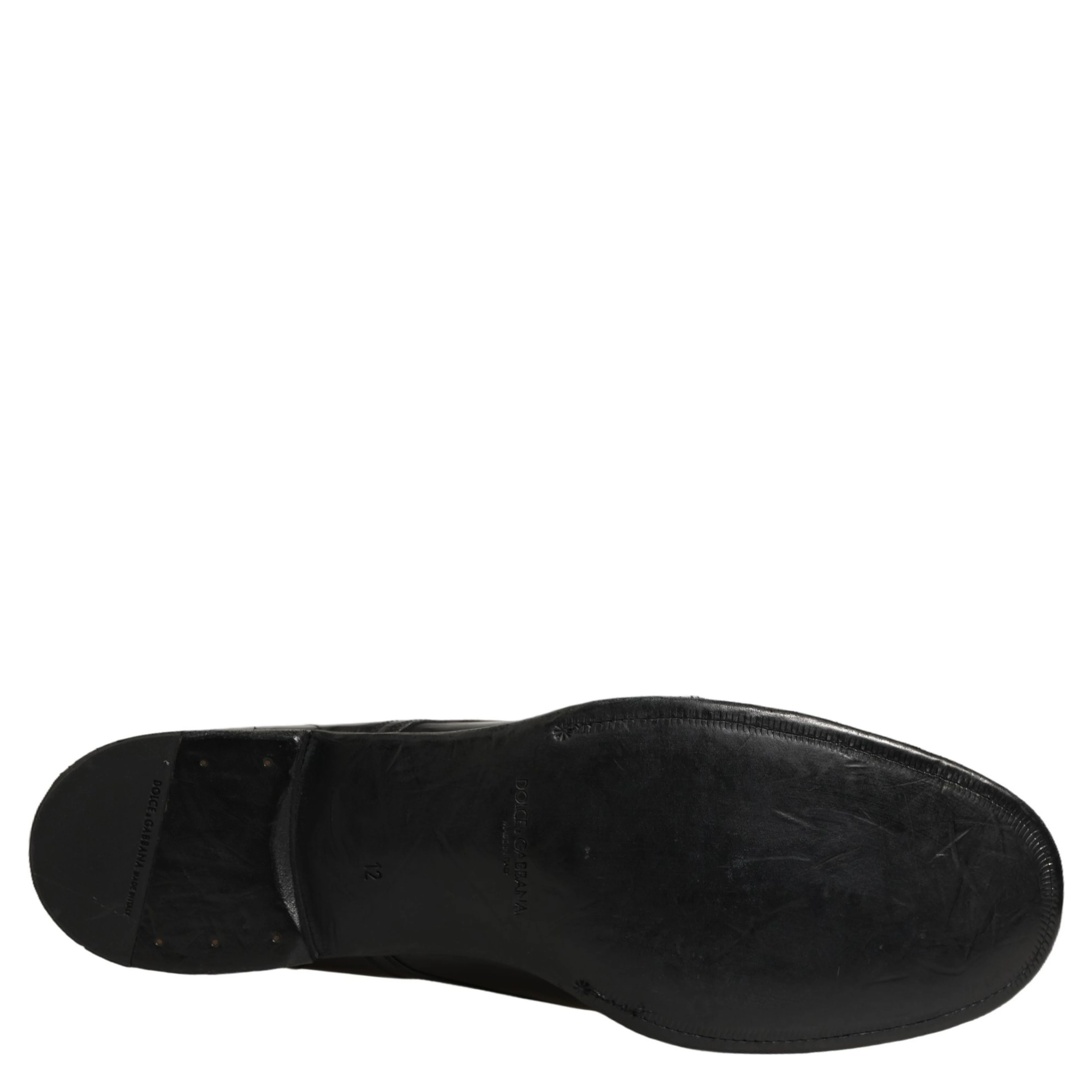 Black Calfskin Leather Derby Men Dress Shoes