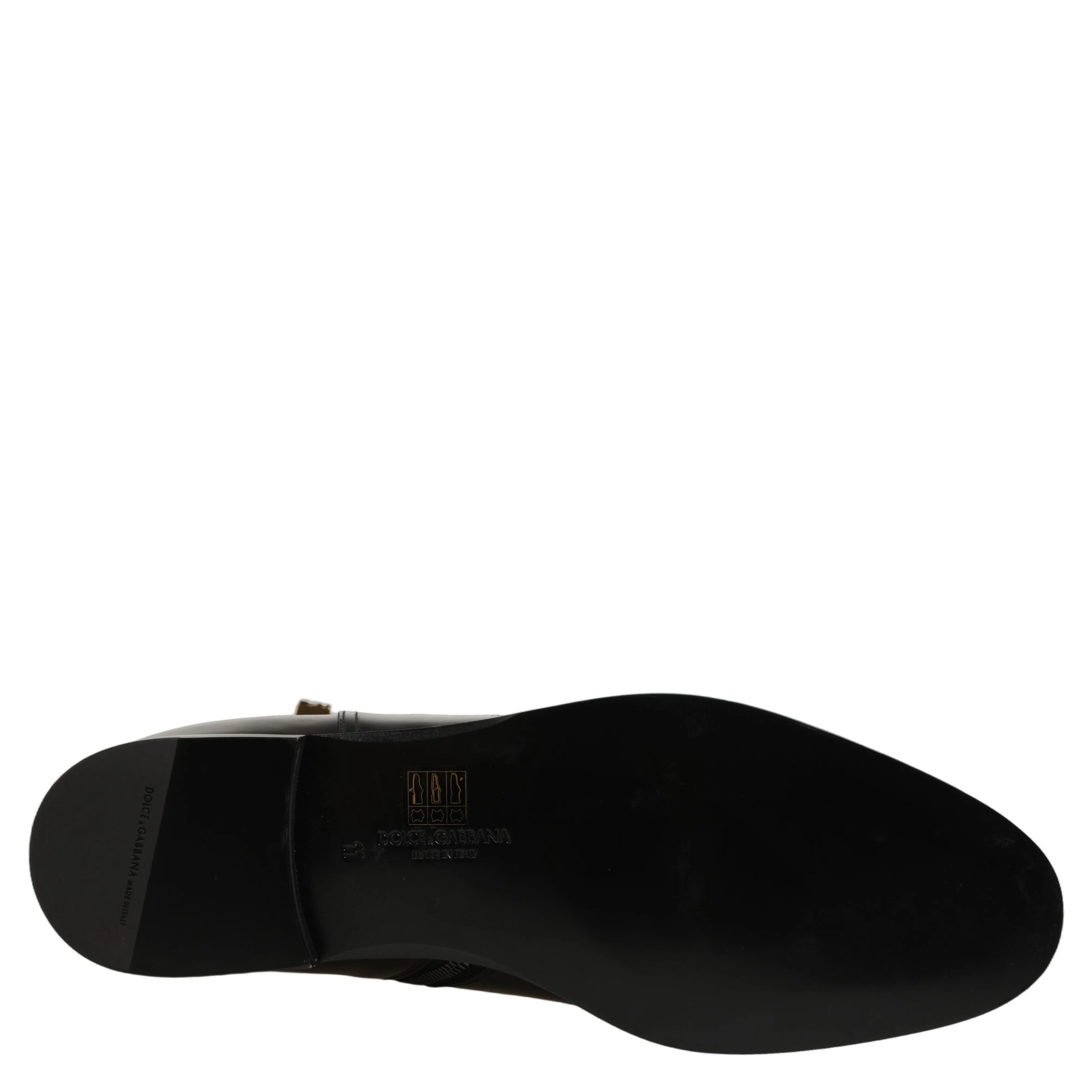 Black Leather Buckle Mid Calf Boots Shoes