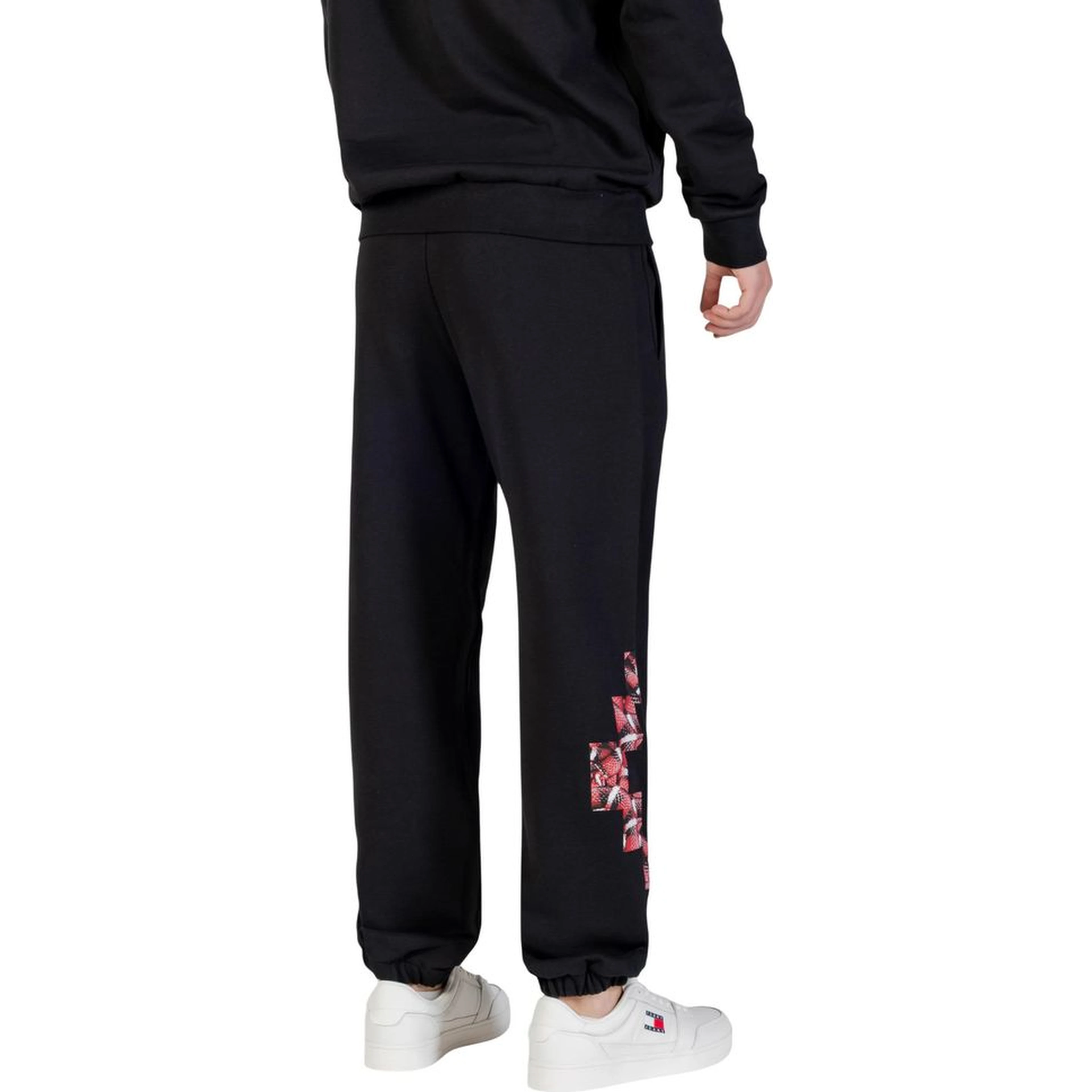 Black Cotton Joggers (Workout Pants)