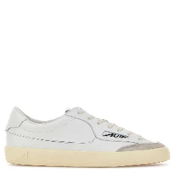 WINDSCAPE LOW MAN UK01 LEATHER/SUEDE WHITE/WHITE