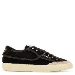 WINDSCAPE LOW WOM JP04 PONY/SUEDE BROWN