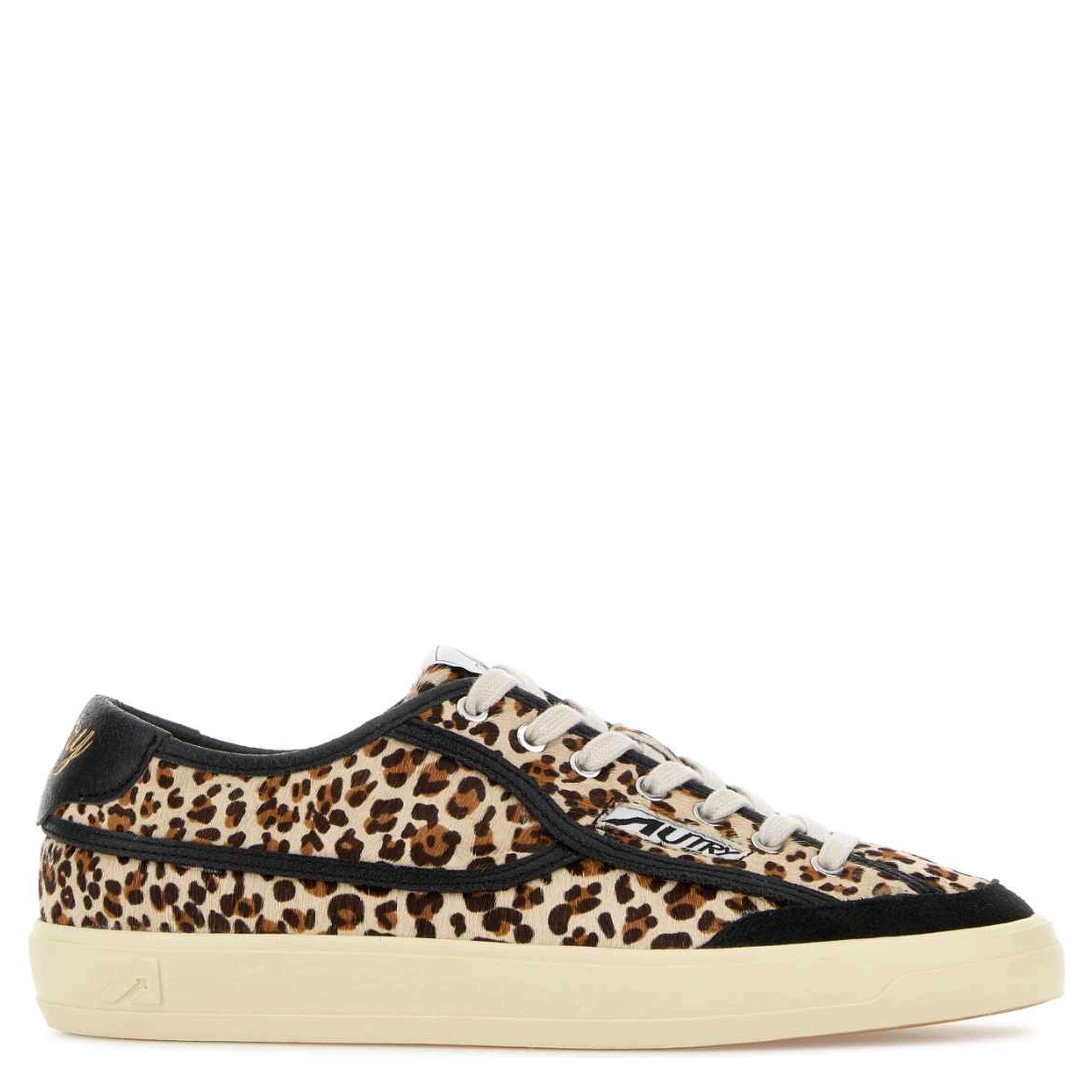 WINDSCAPE LOW WOM JL01 PONY/CRACK LEOPARD/BLACK