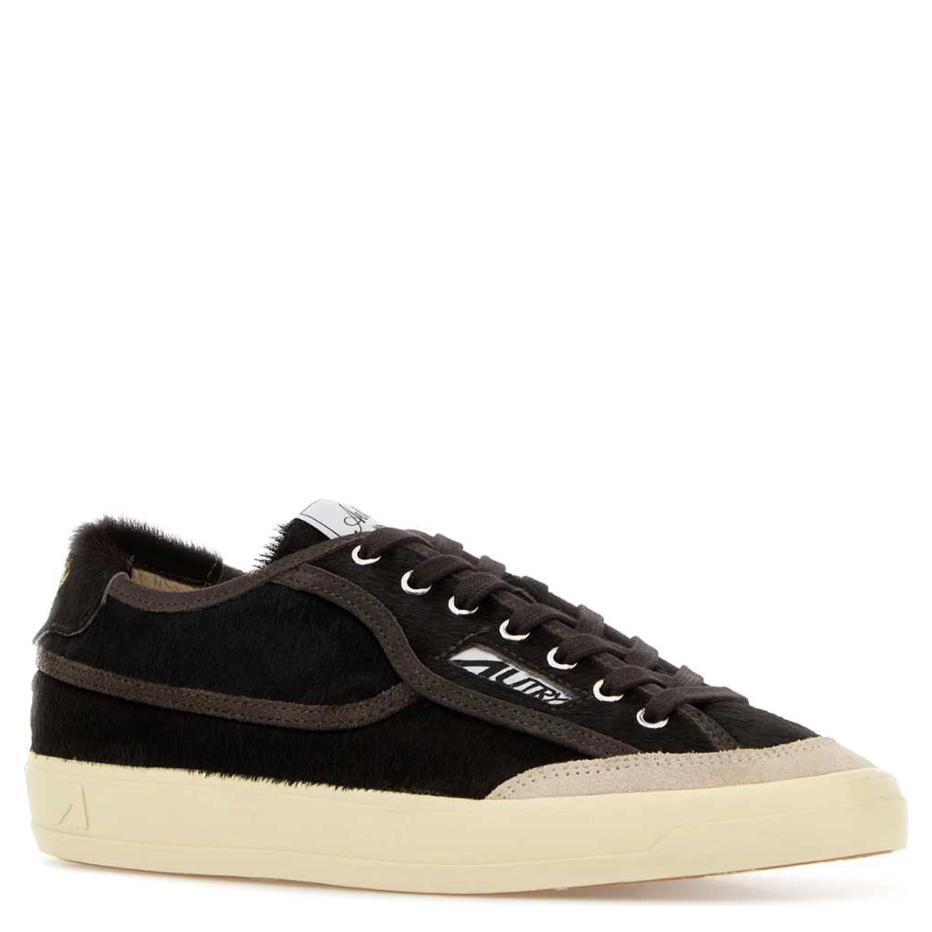 WINDSCAPE LOW WOM JP04 PONY/SUEDE BROWN