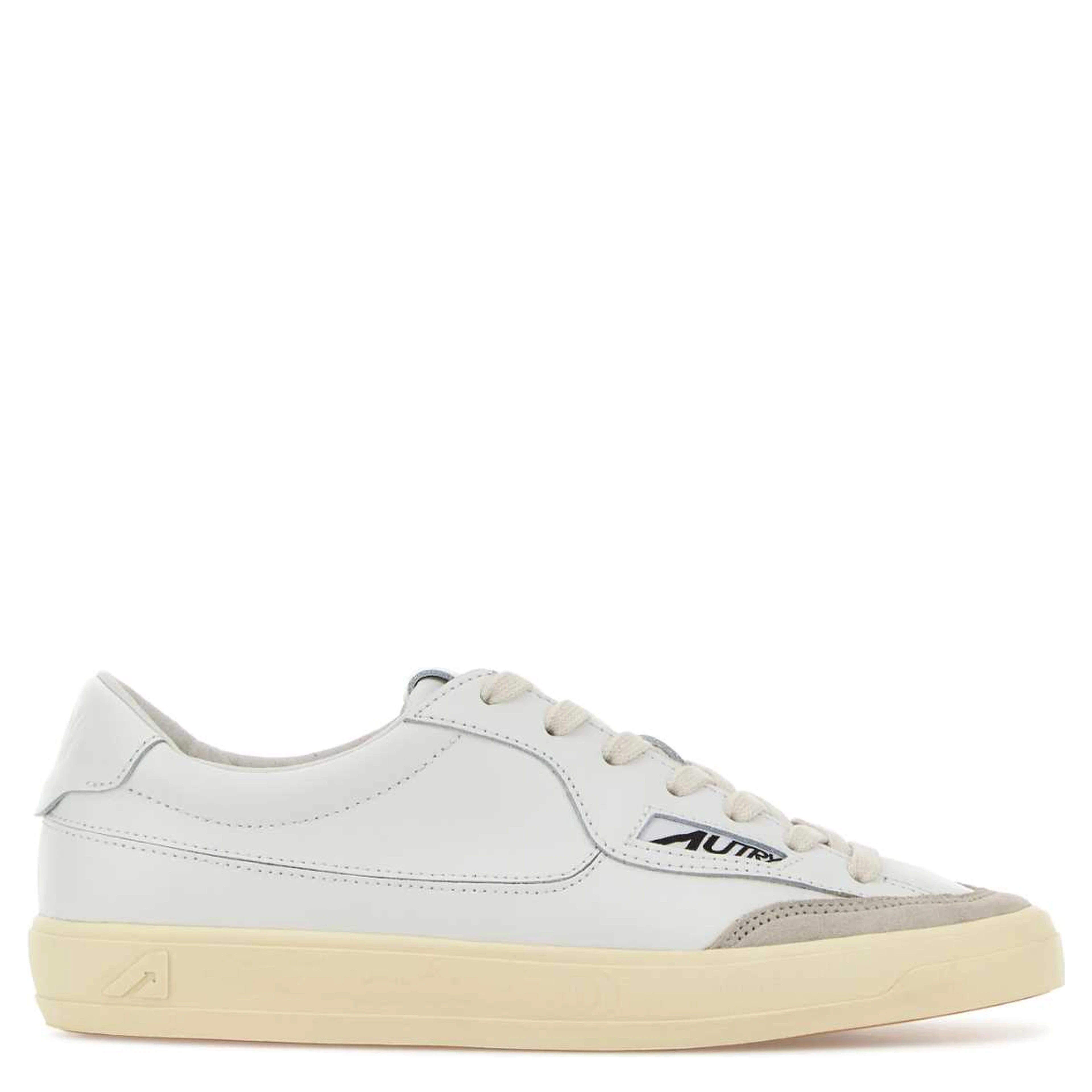 WINDSCAPE LOW WOM UK01 LEATHER/SUEDE WHITE/WHITE