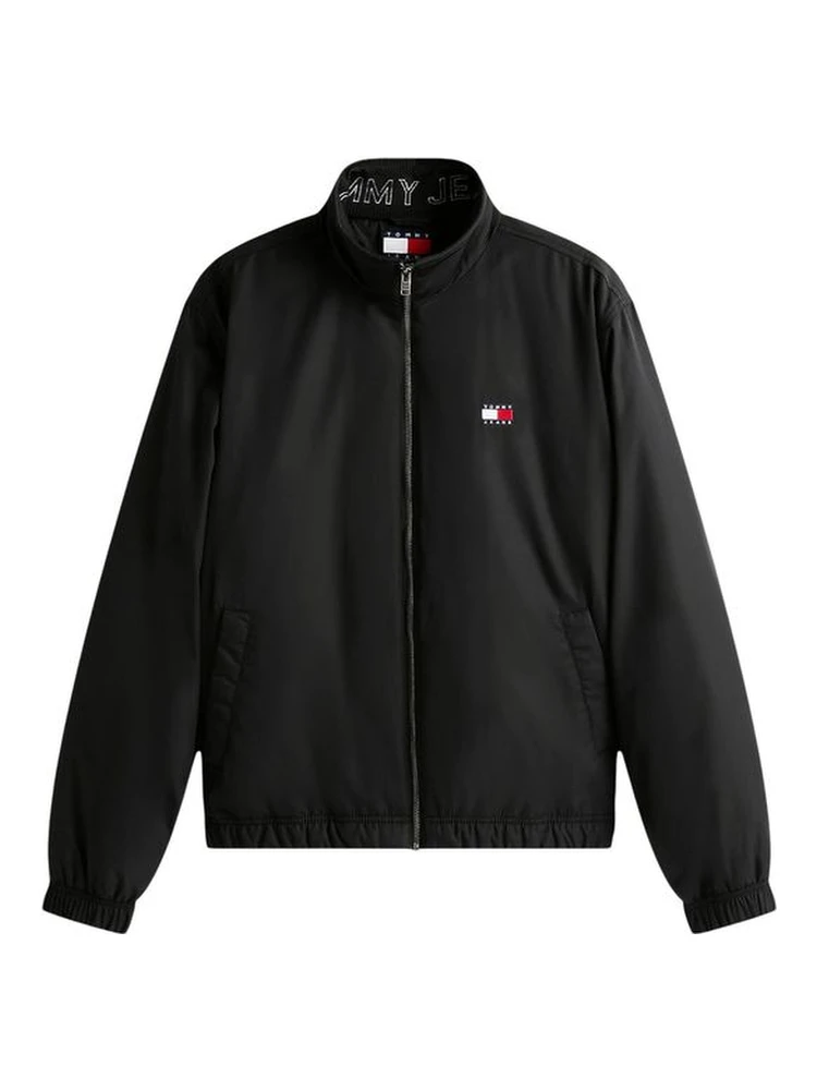 Black Recycled Polyester Bomber