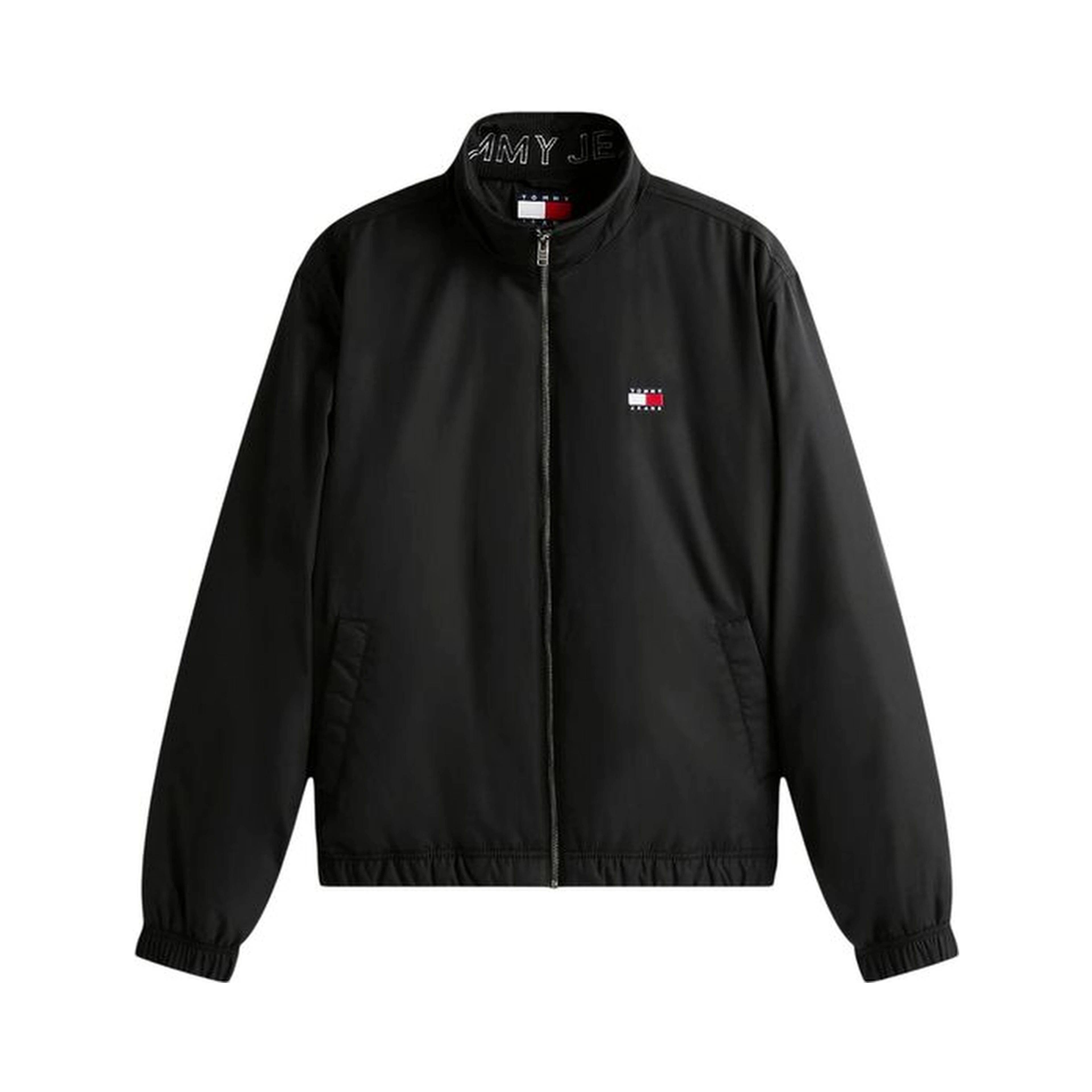 Black Recycled Polyester Bomber