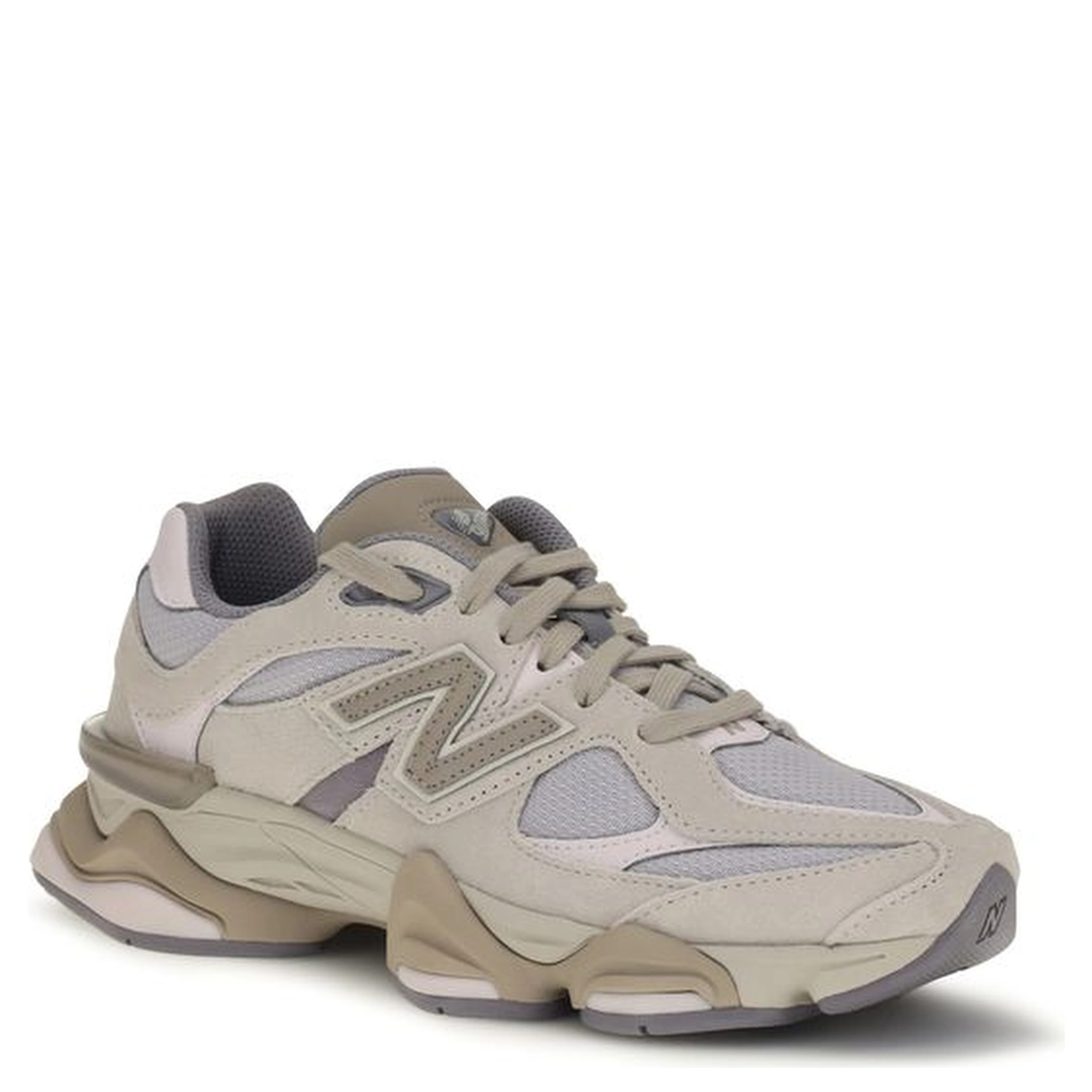 Beige Polyamide Athletic Sneakers