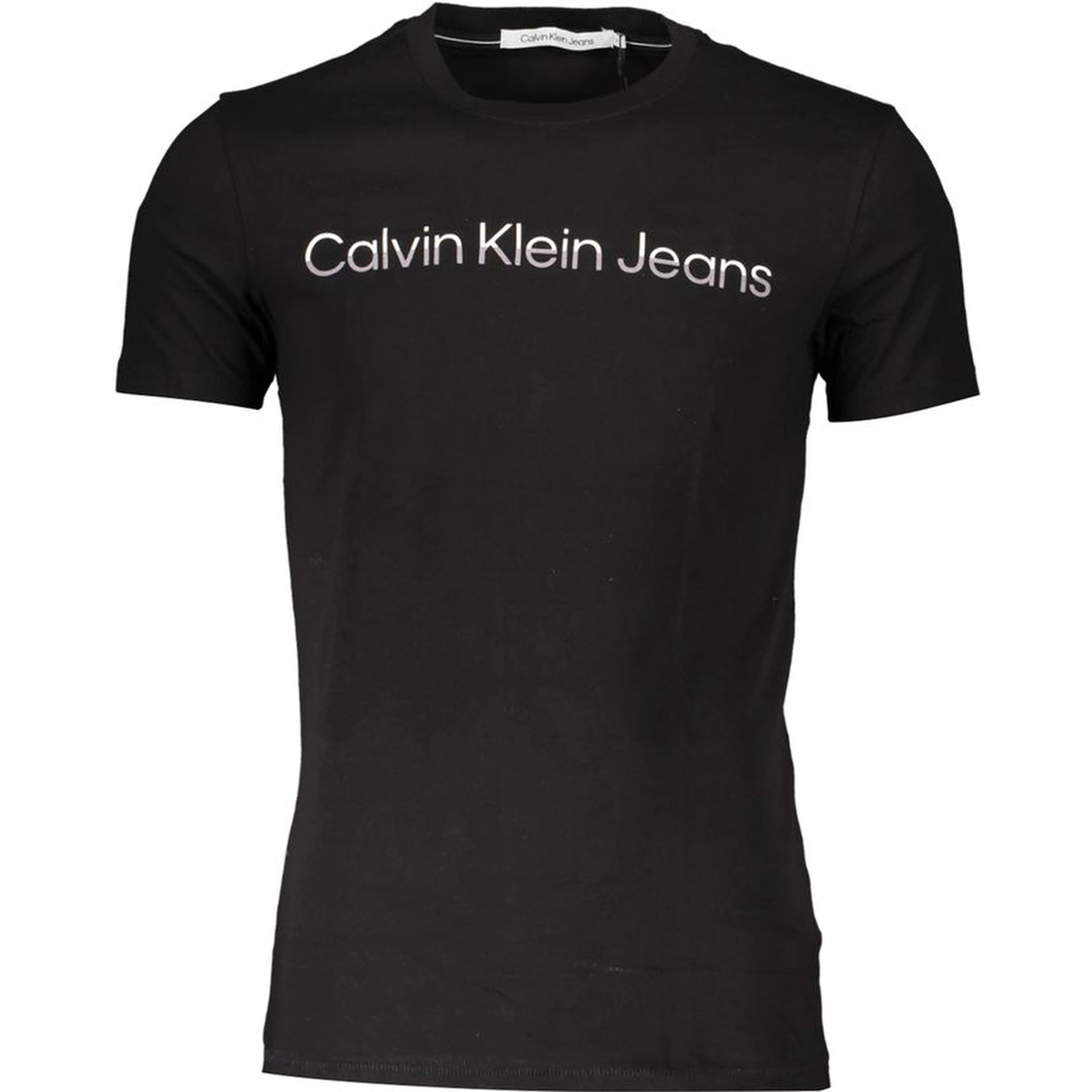 Black Cotton Mens Tshirt