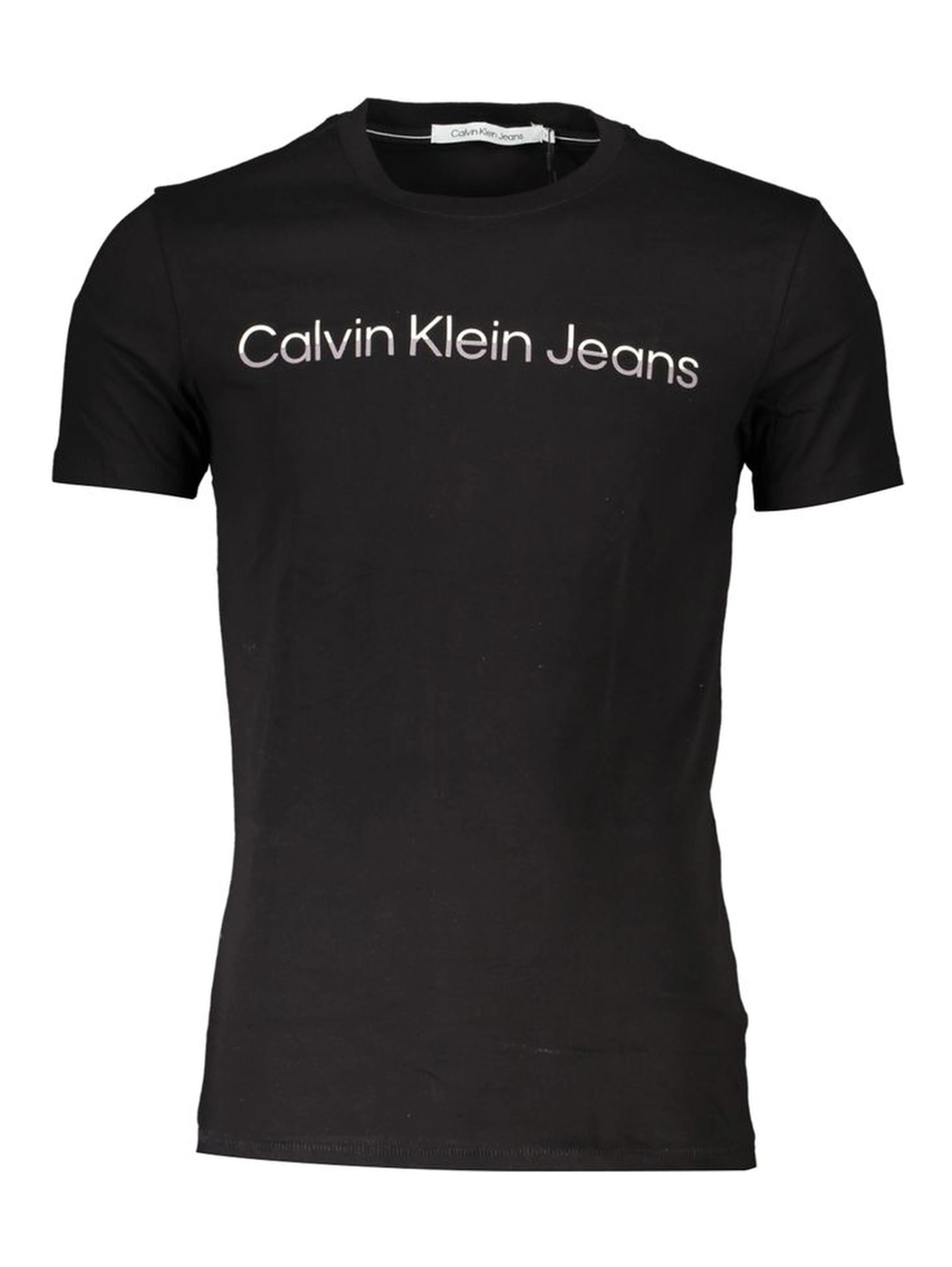 Black Cotton Mens Tshirt