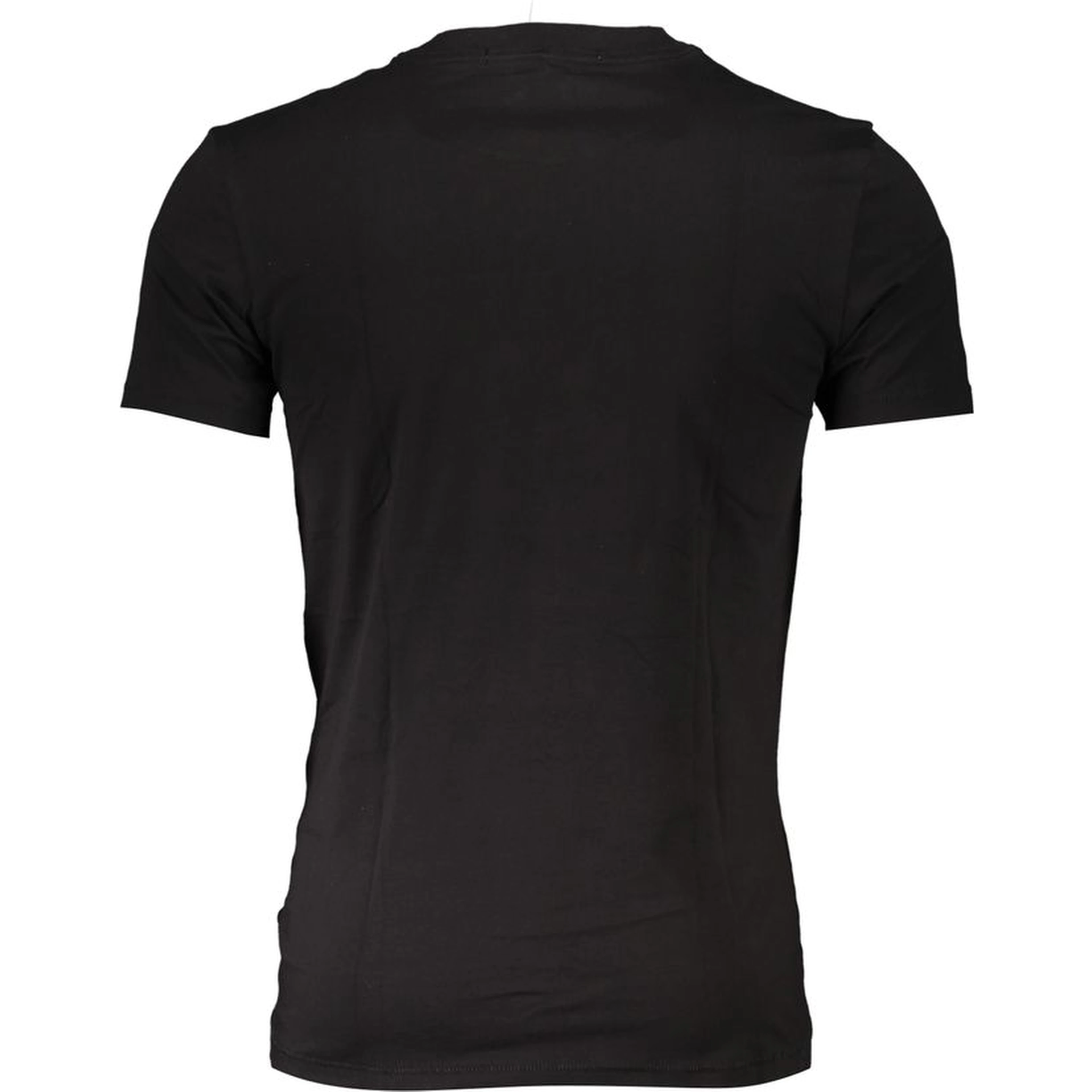 Black Cotton Mens Tshirt