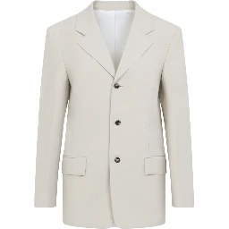 WOOL COTOON STRIPED JACKET