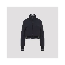 CROPPED DOWNFILLED ZIP FRONT JACKET