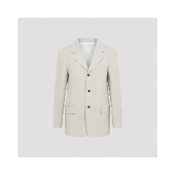 WOOL COTOON STRIPED JACKET