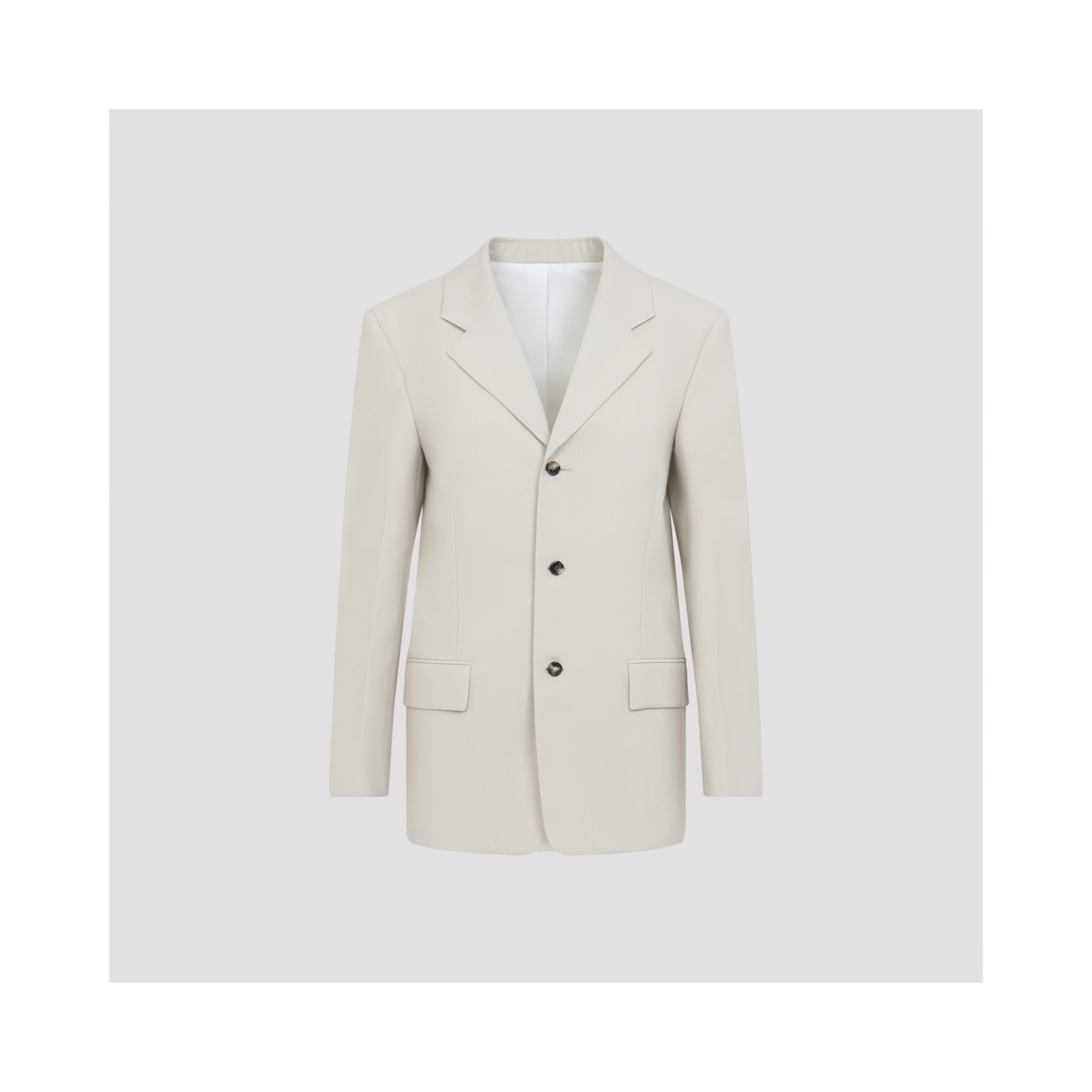 WOOL COTOON STRIPED JACKET