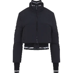 CROPPED DOWNFILLED ZIP FRONT JACKET