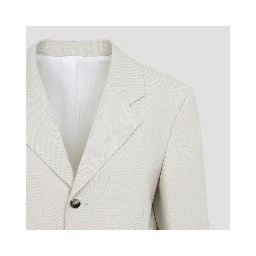 WOOL COTOON STRIPED JACKET