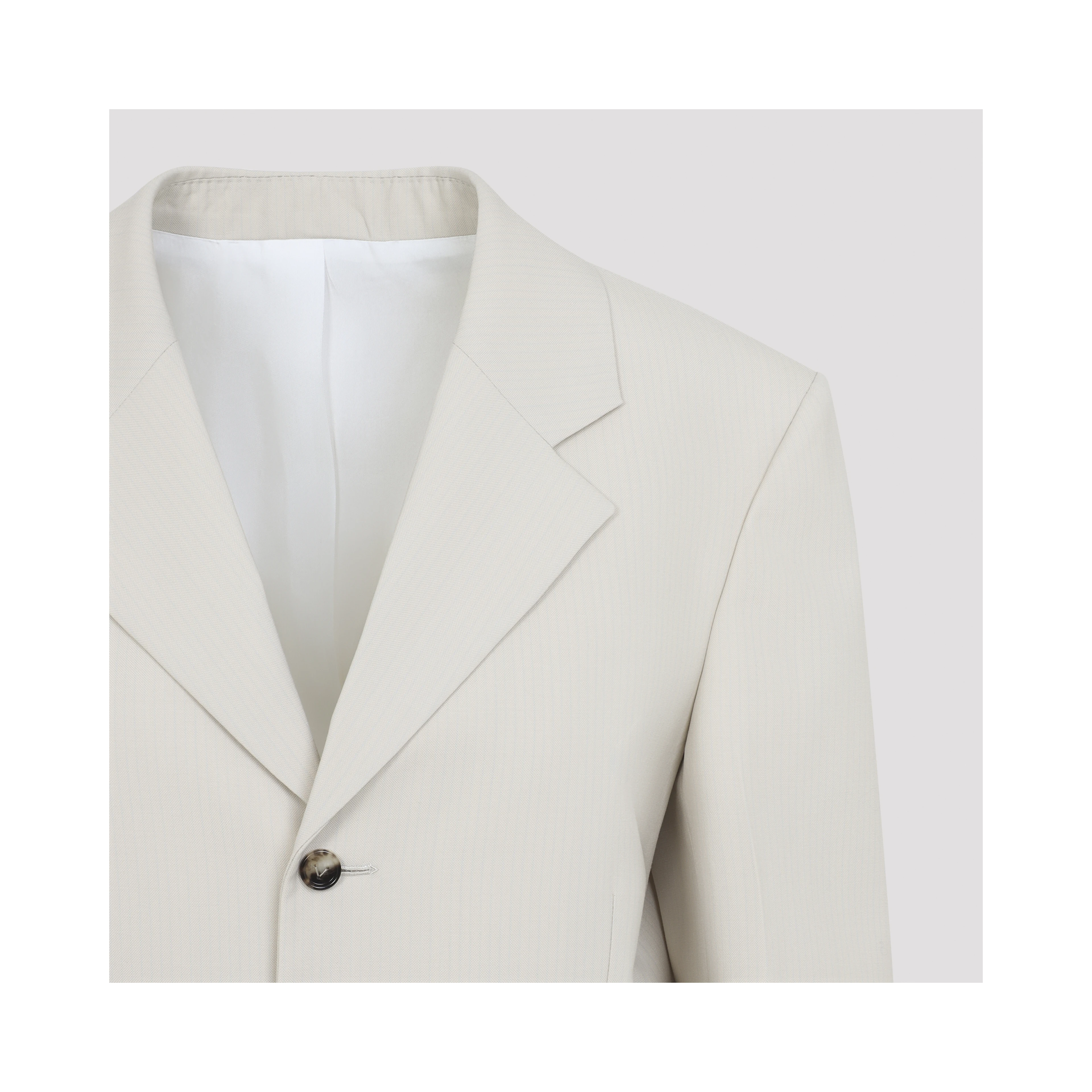 WOOL COTOON STRIPED JACKET