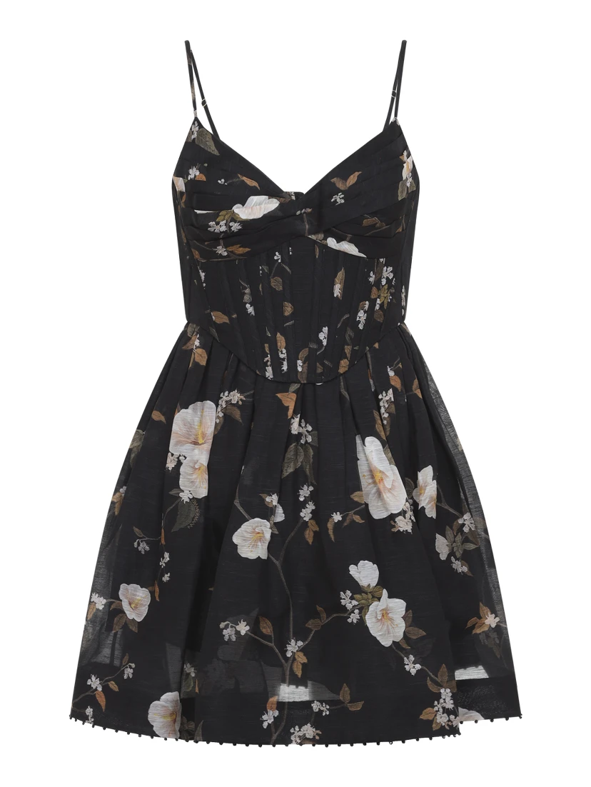 ASCENT CORSETED MINI DRESS