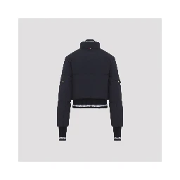 CROPPED DOWNFILLED ZIP FRONT JACKET