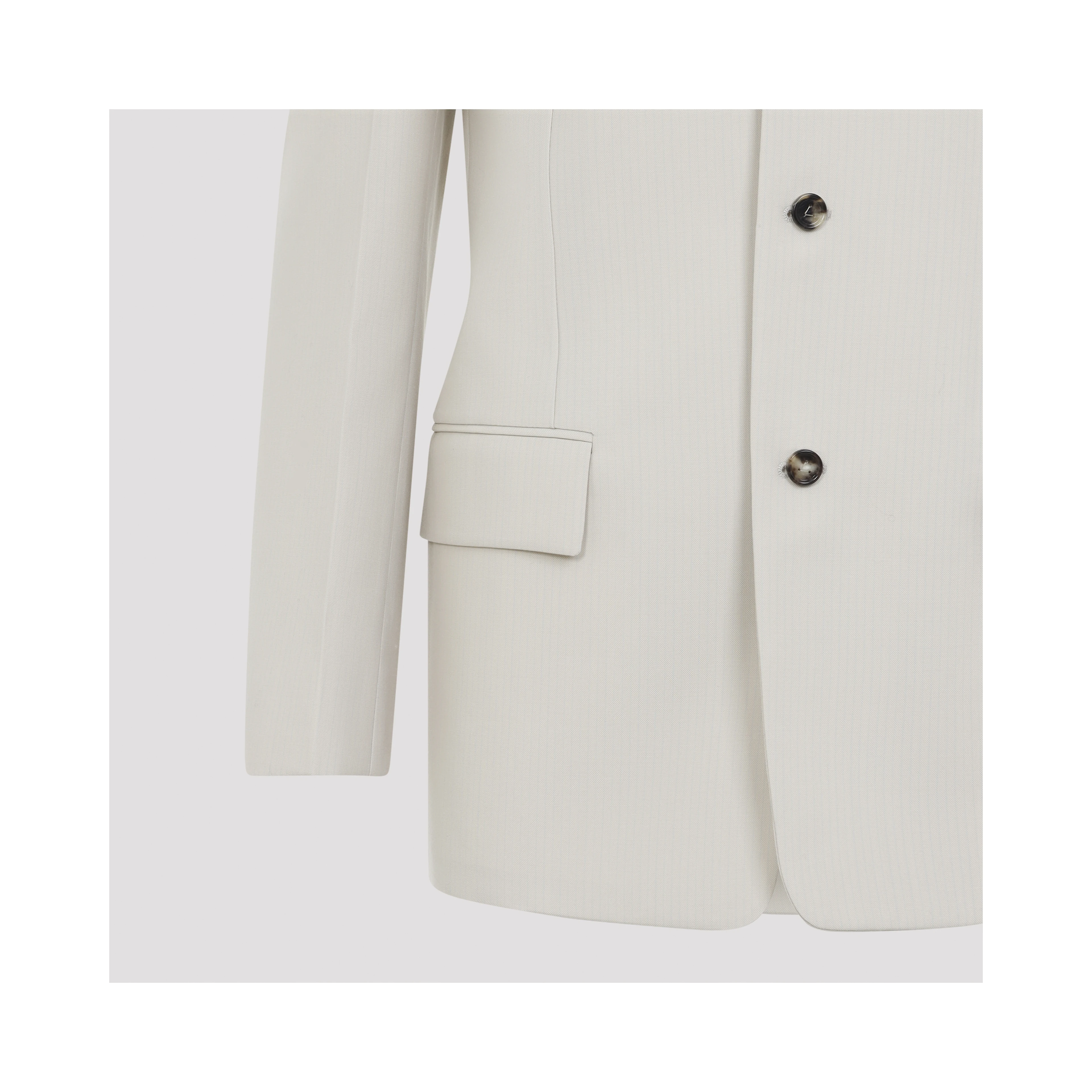WOOL COTOON STRIPED JACKET