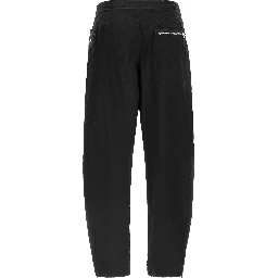 Black Cotton Cargo Pants