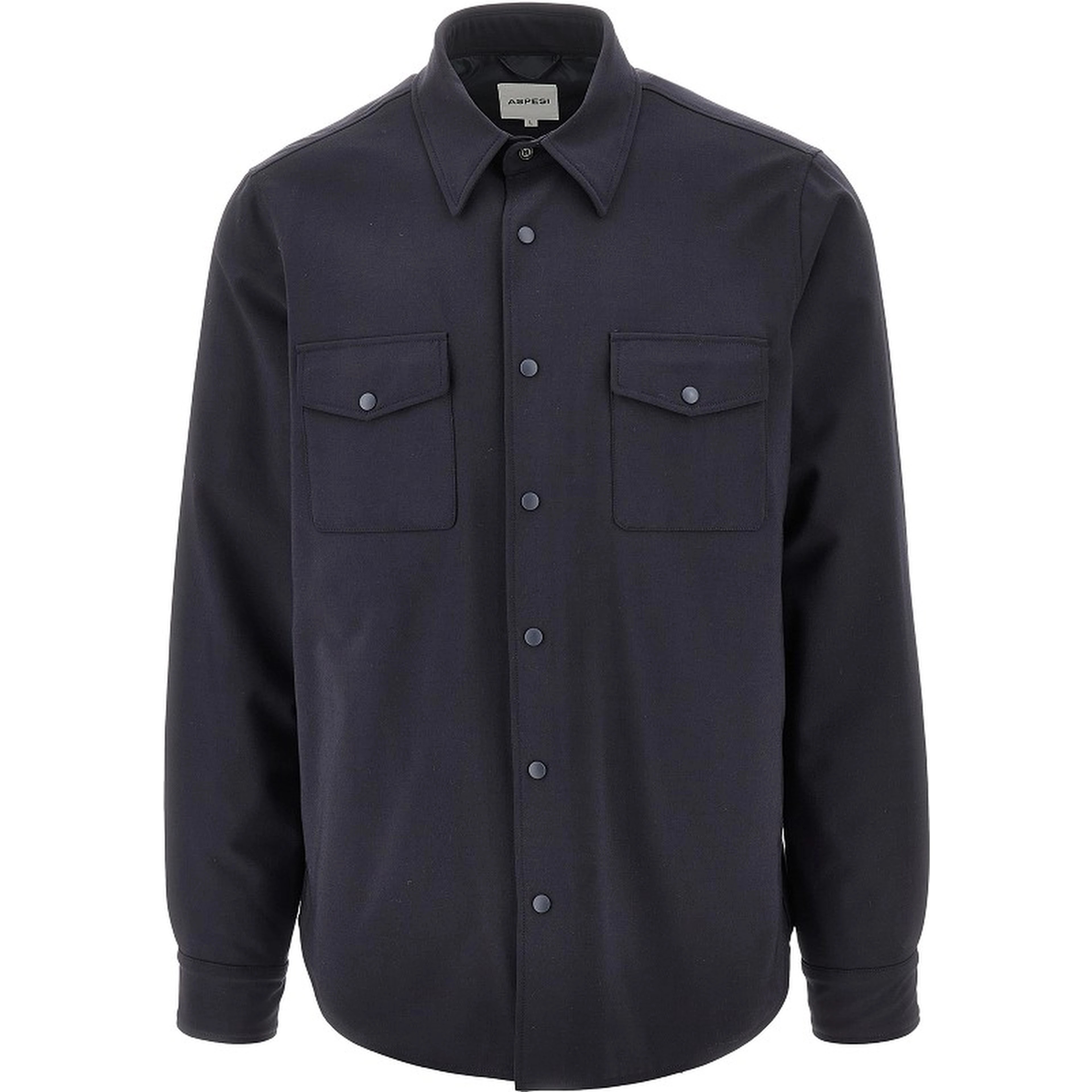 Padded technowool overshirt