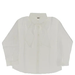 Twill shirt with bow