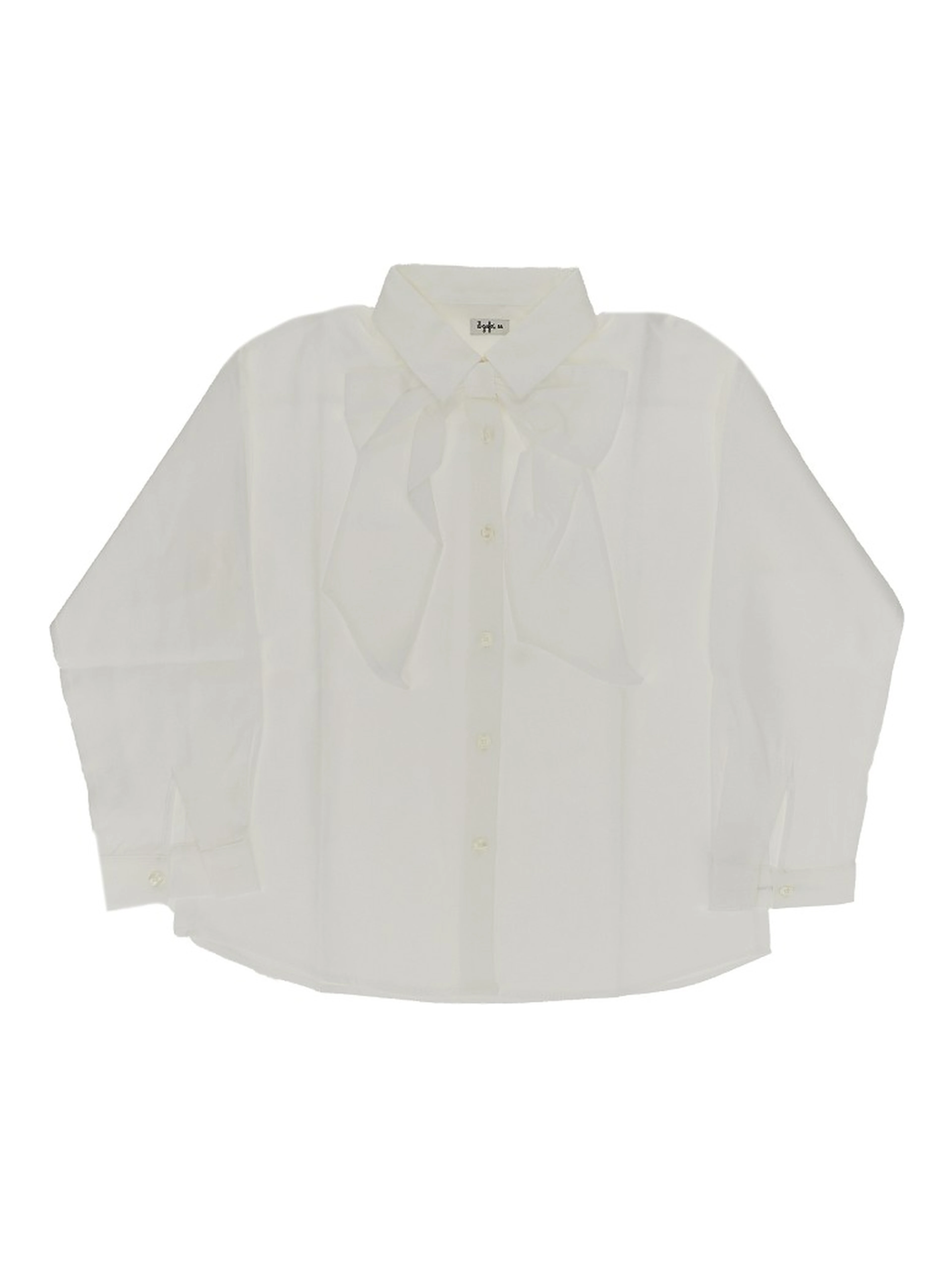 Twill shirt with bow